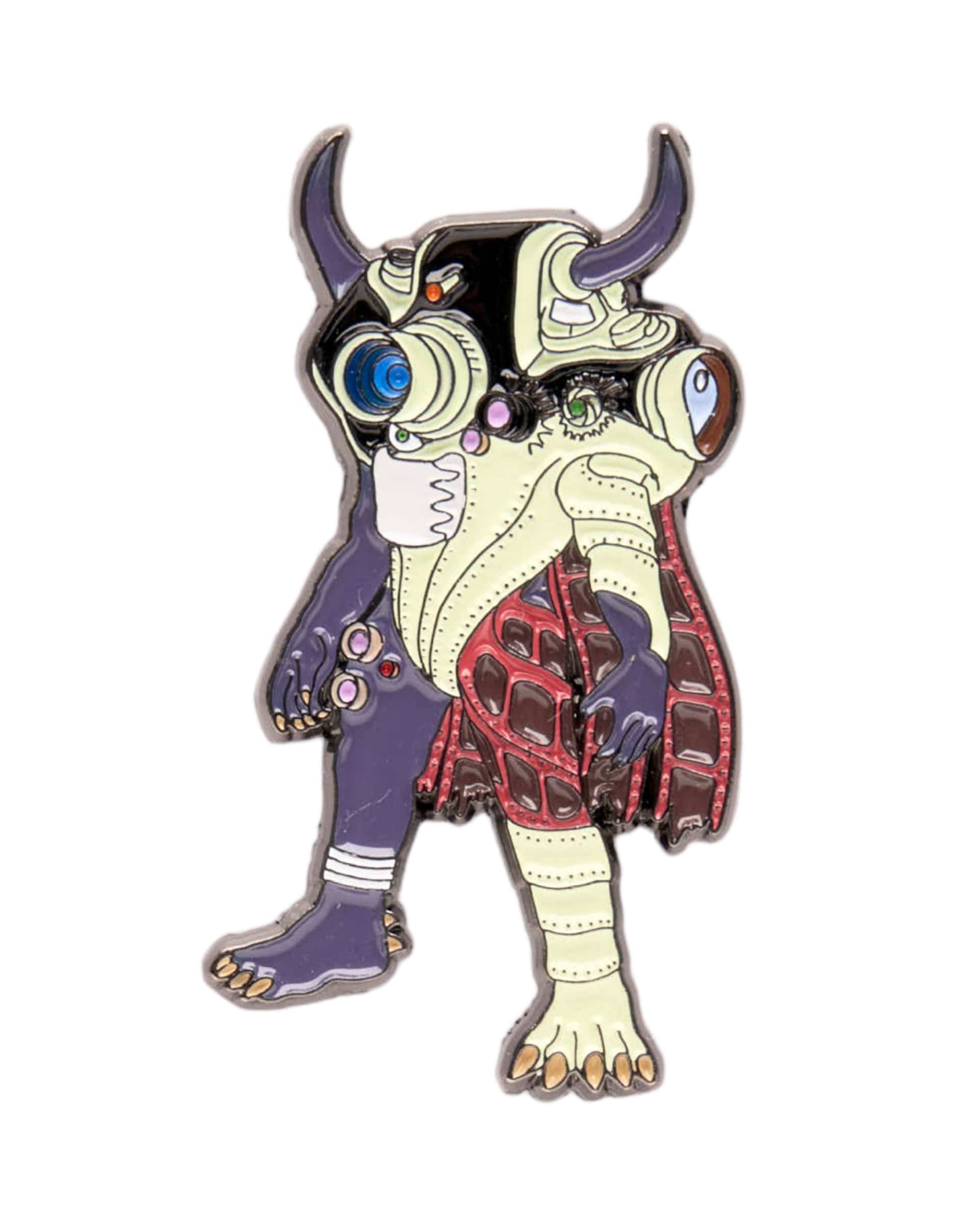 35mm Film Monster Pin