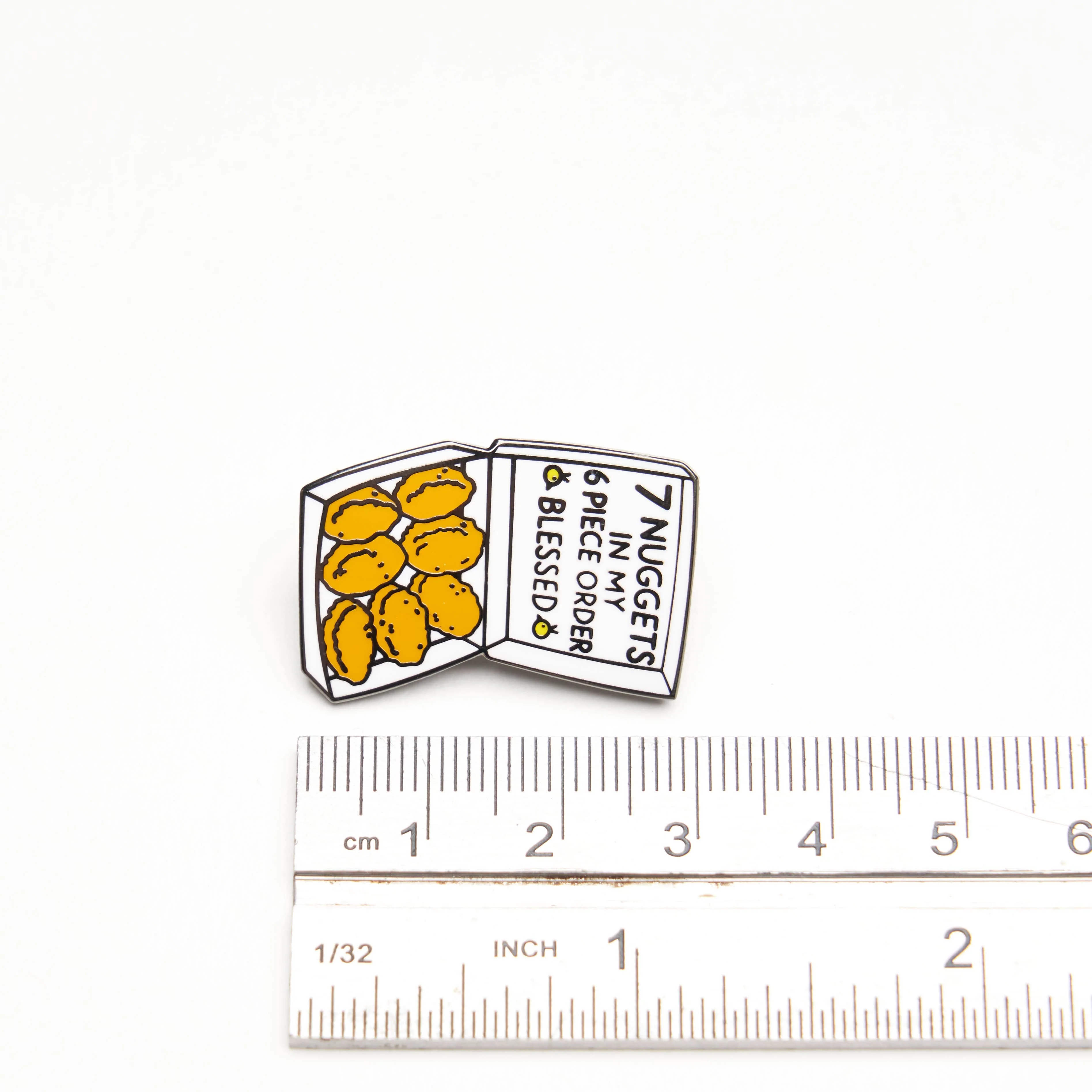 Blessed Chicken Nugget Pin - Image 3