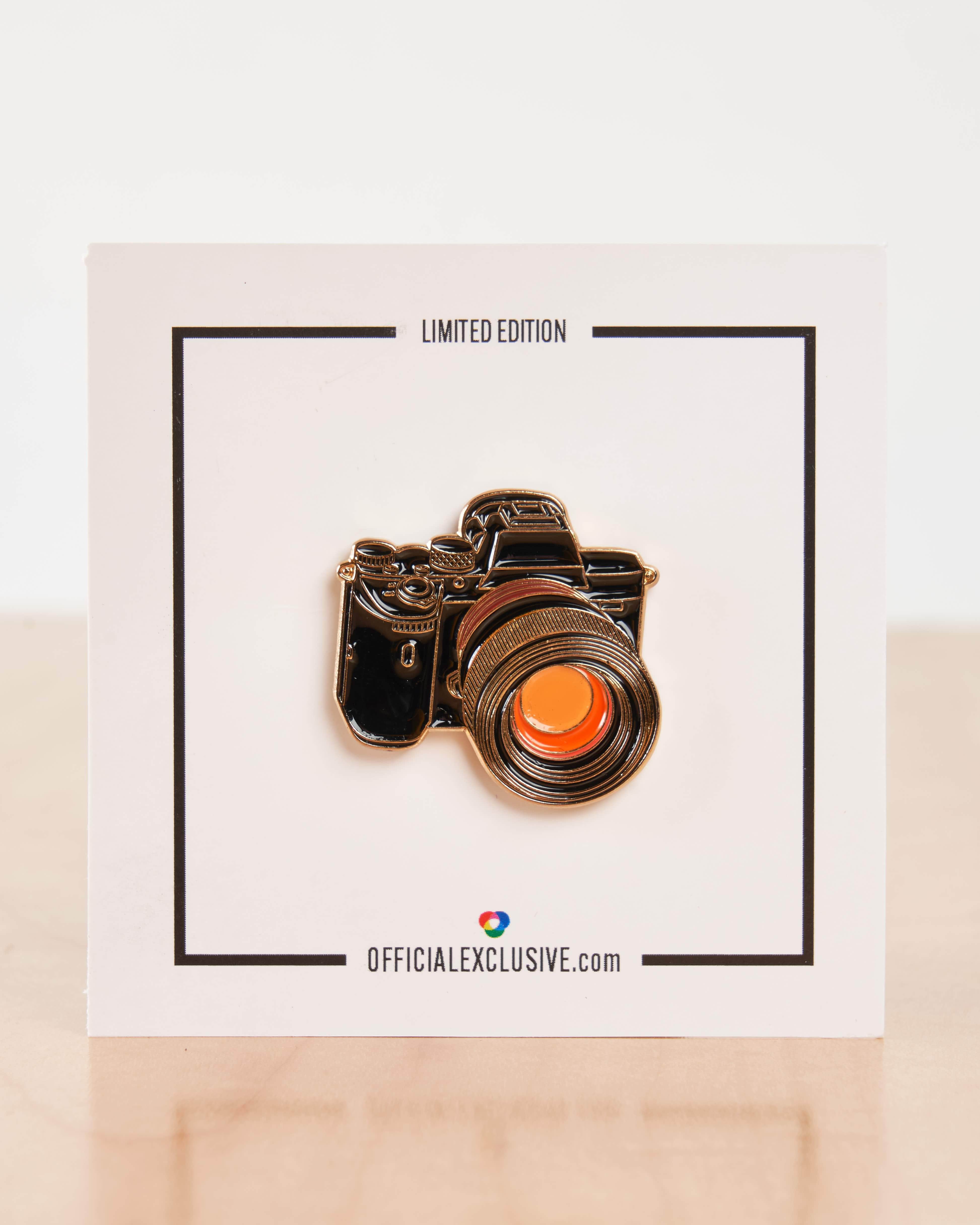 Mirrorless Digital SLR Camera Pin #2 Gold Plated - Image 3