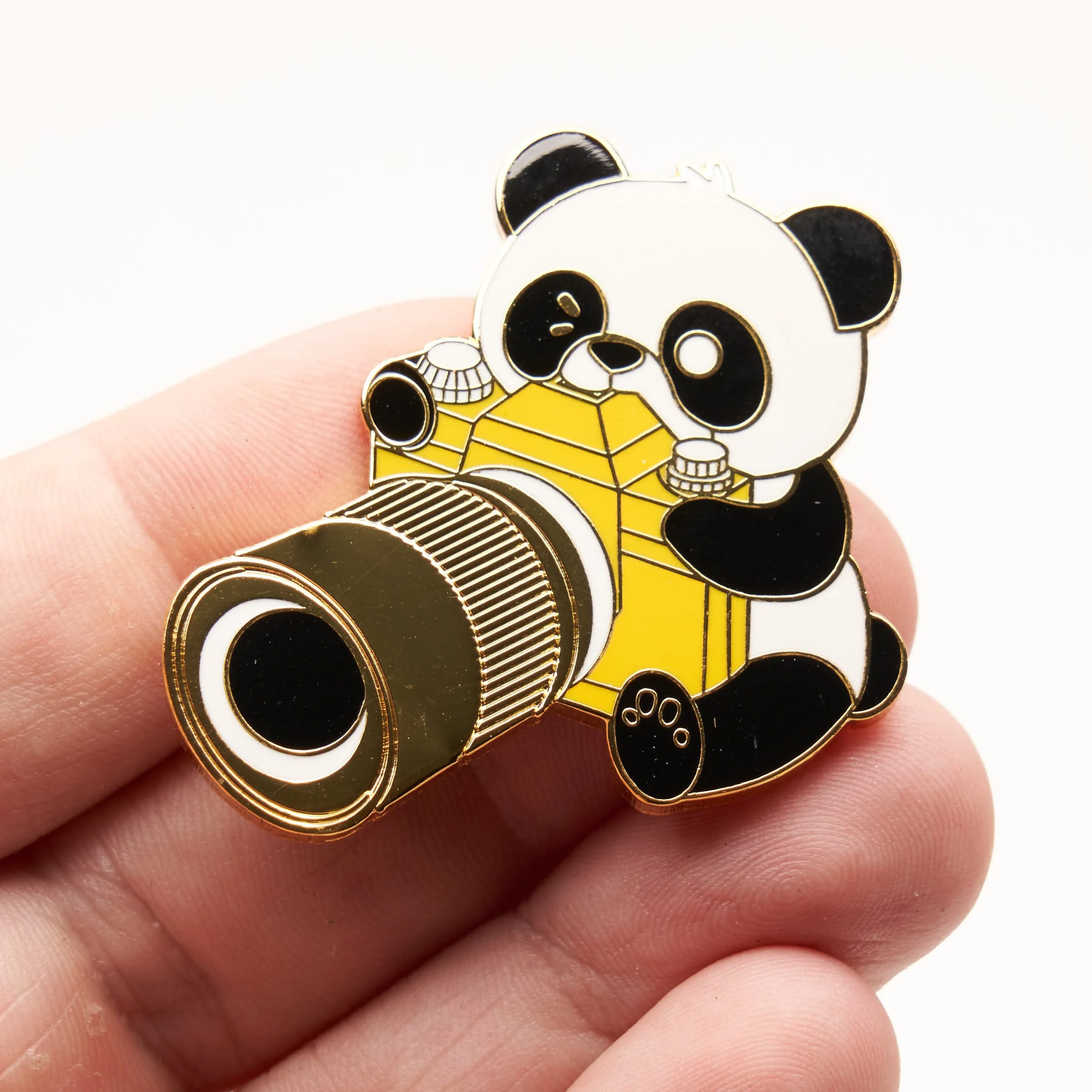 Panda Photographer Pin - Image 2