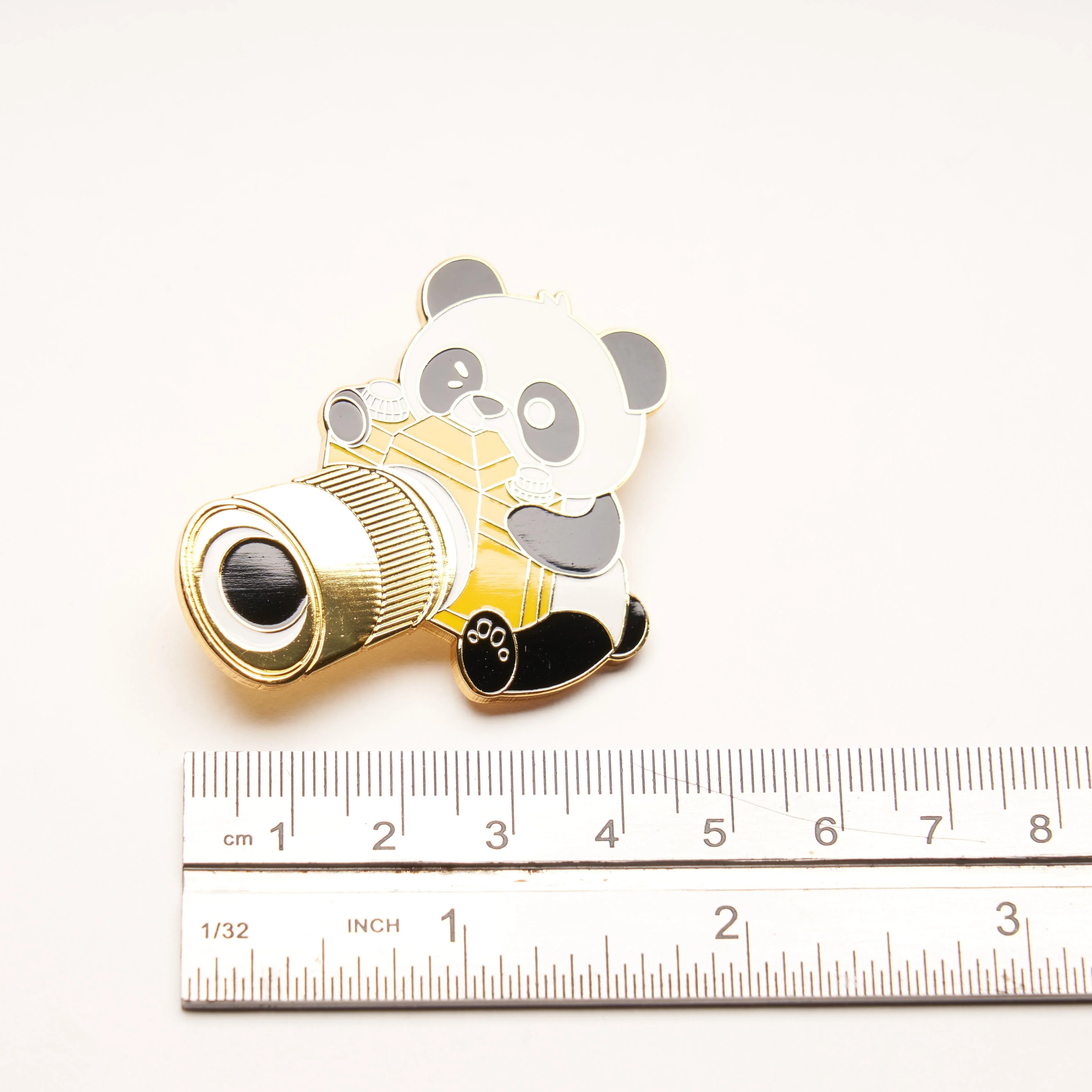 Panda Photographer Pin - Image 3