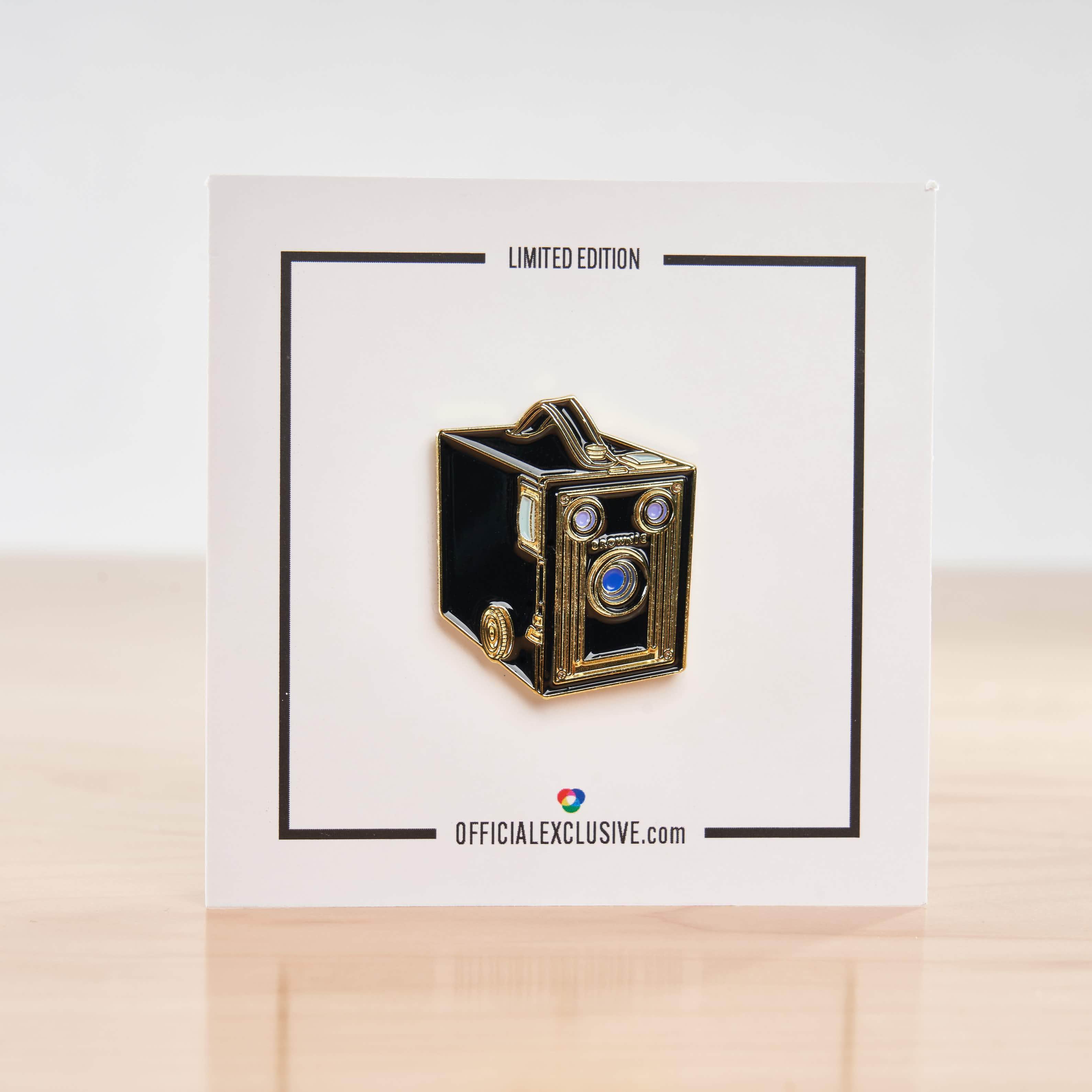 Brownie Camera Pin Gold Variant - Image 3