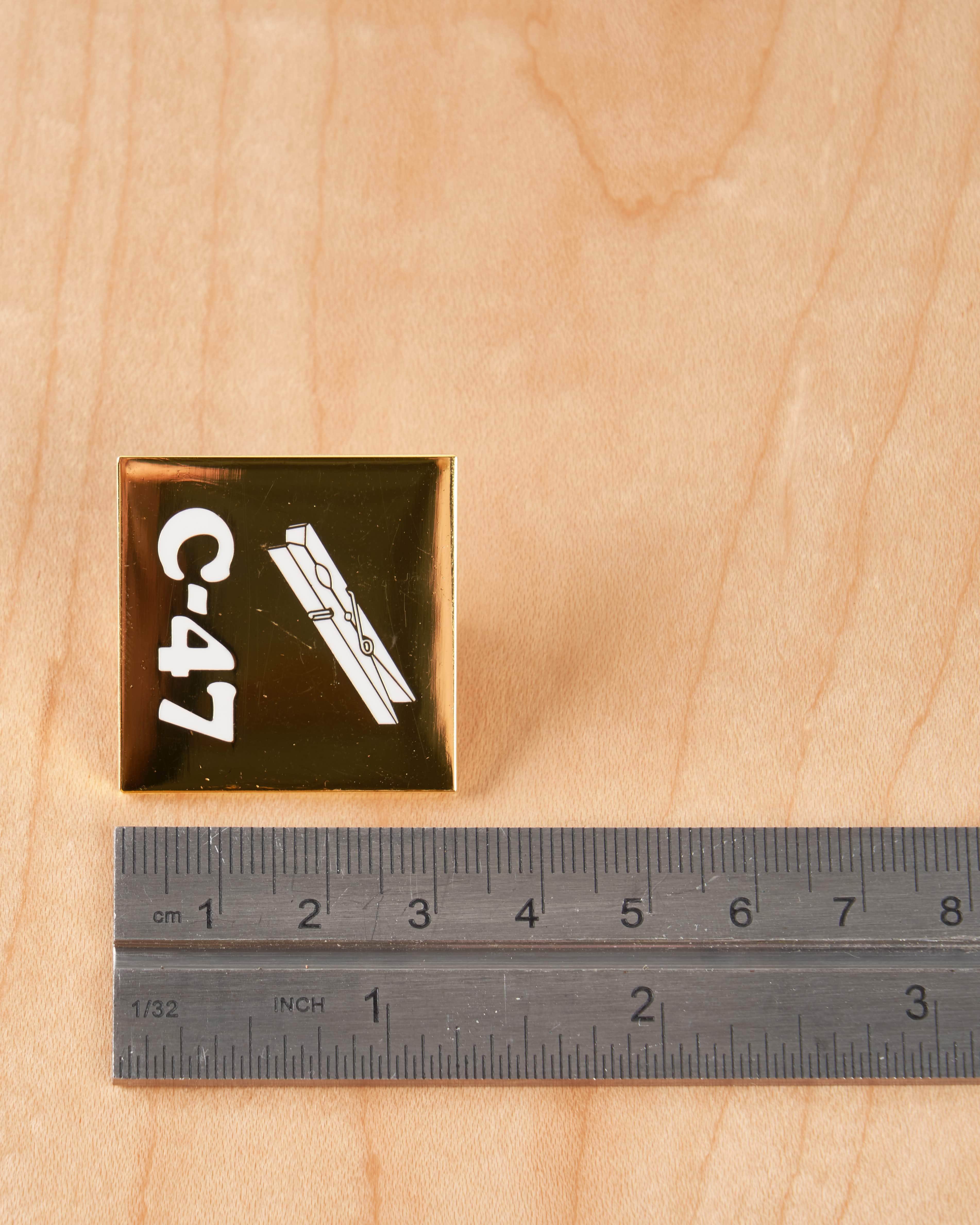 C-47 Clothespin Film & Cinema Gear Pin - Image 4
