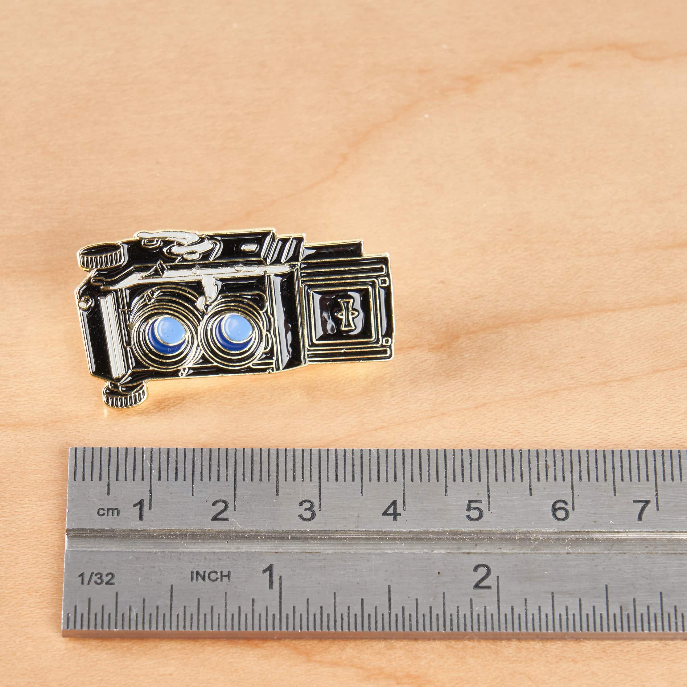 Medium Format Camera #6 Pin Gold Plated - Image 3