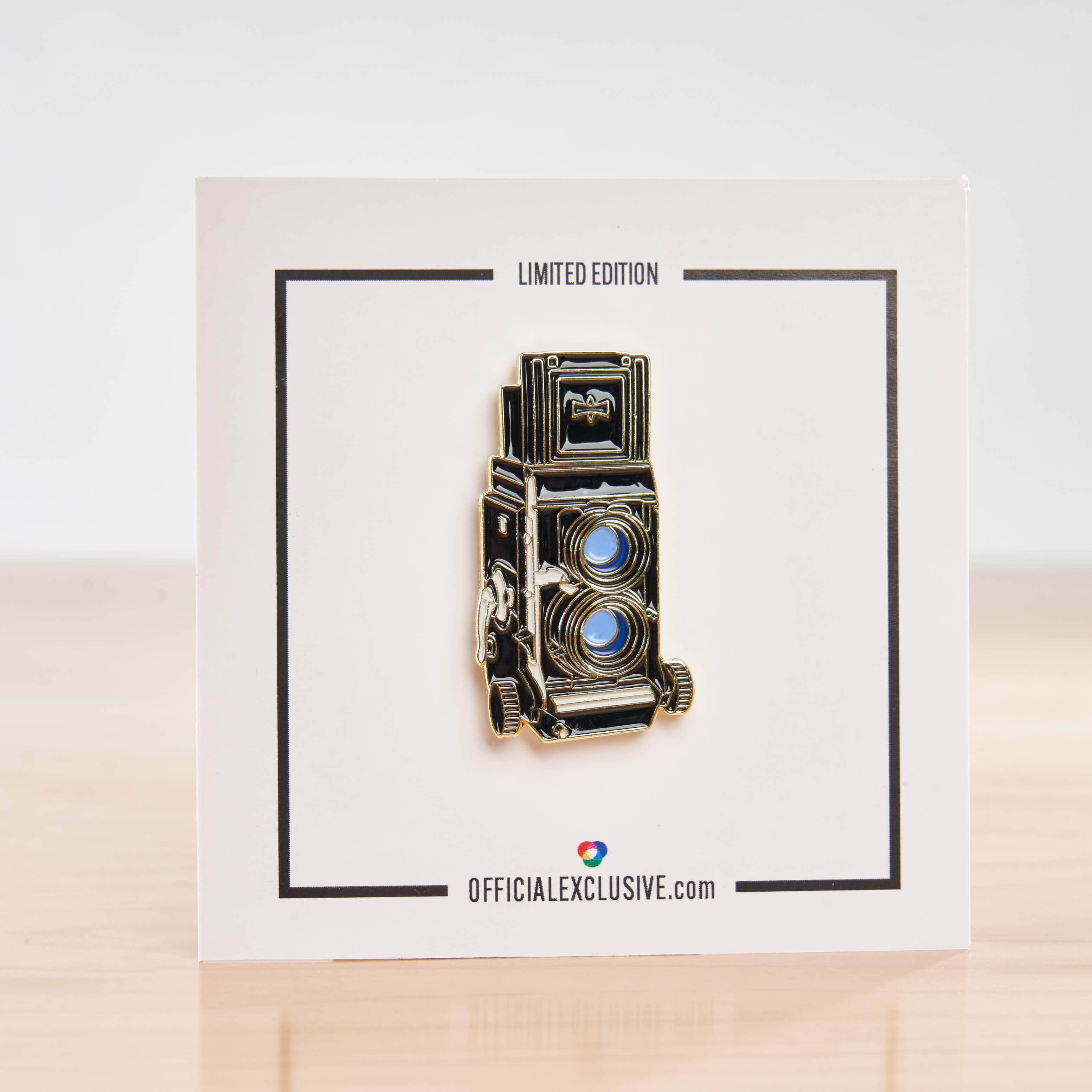 Medium Format Camera #6 Pin Gold Plated - Image 4