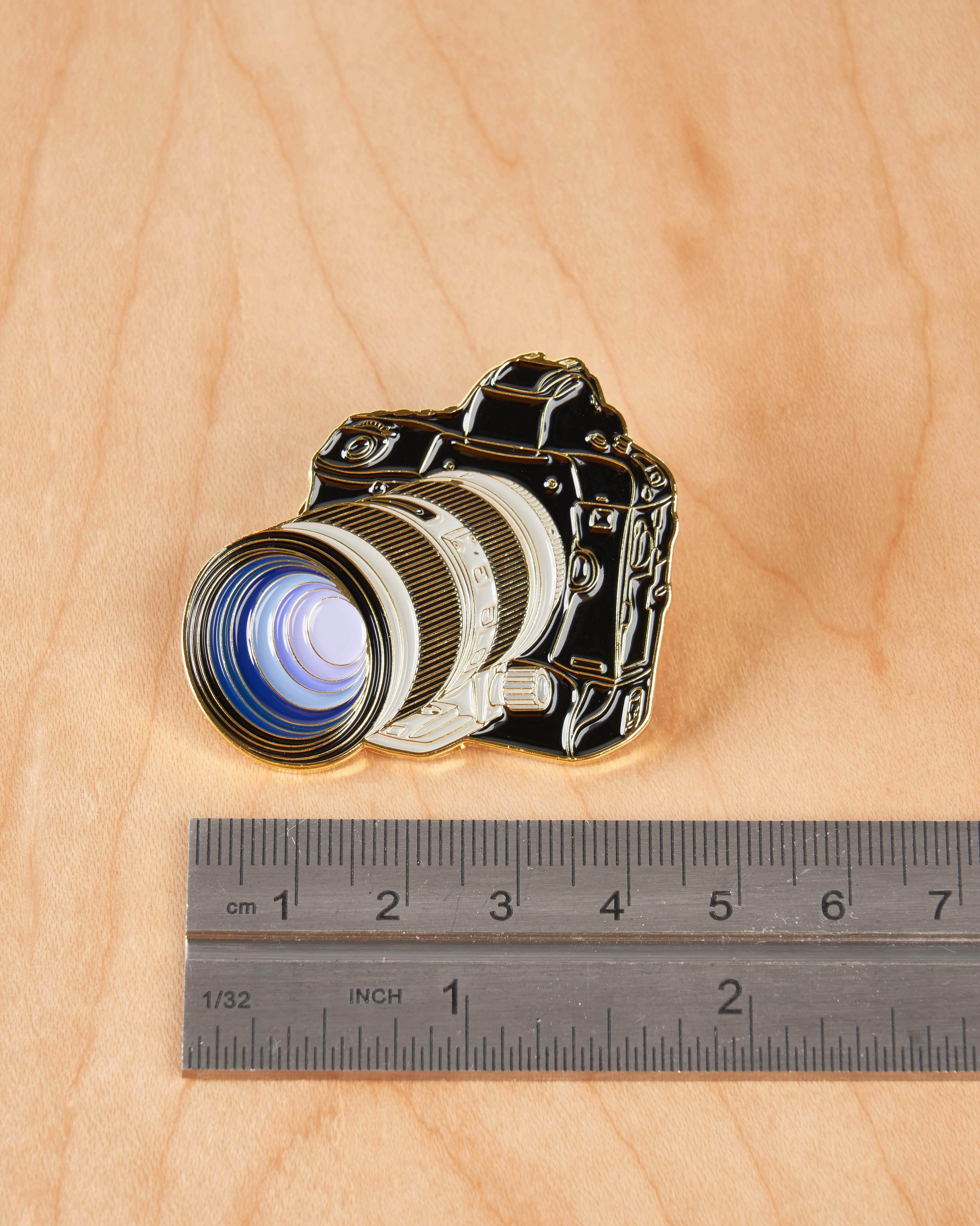 DSLR Camera Pin #5 Gold Plated - Image 4