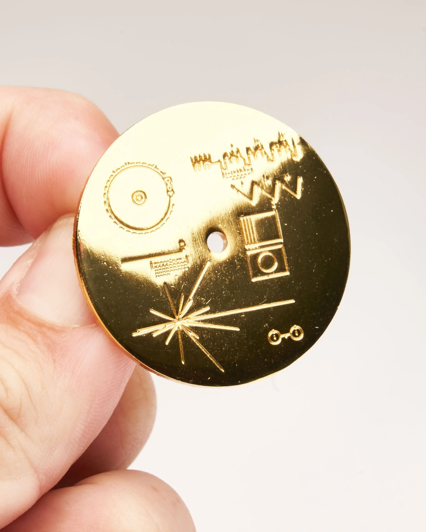 Golden Record Pin - Image 5