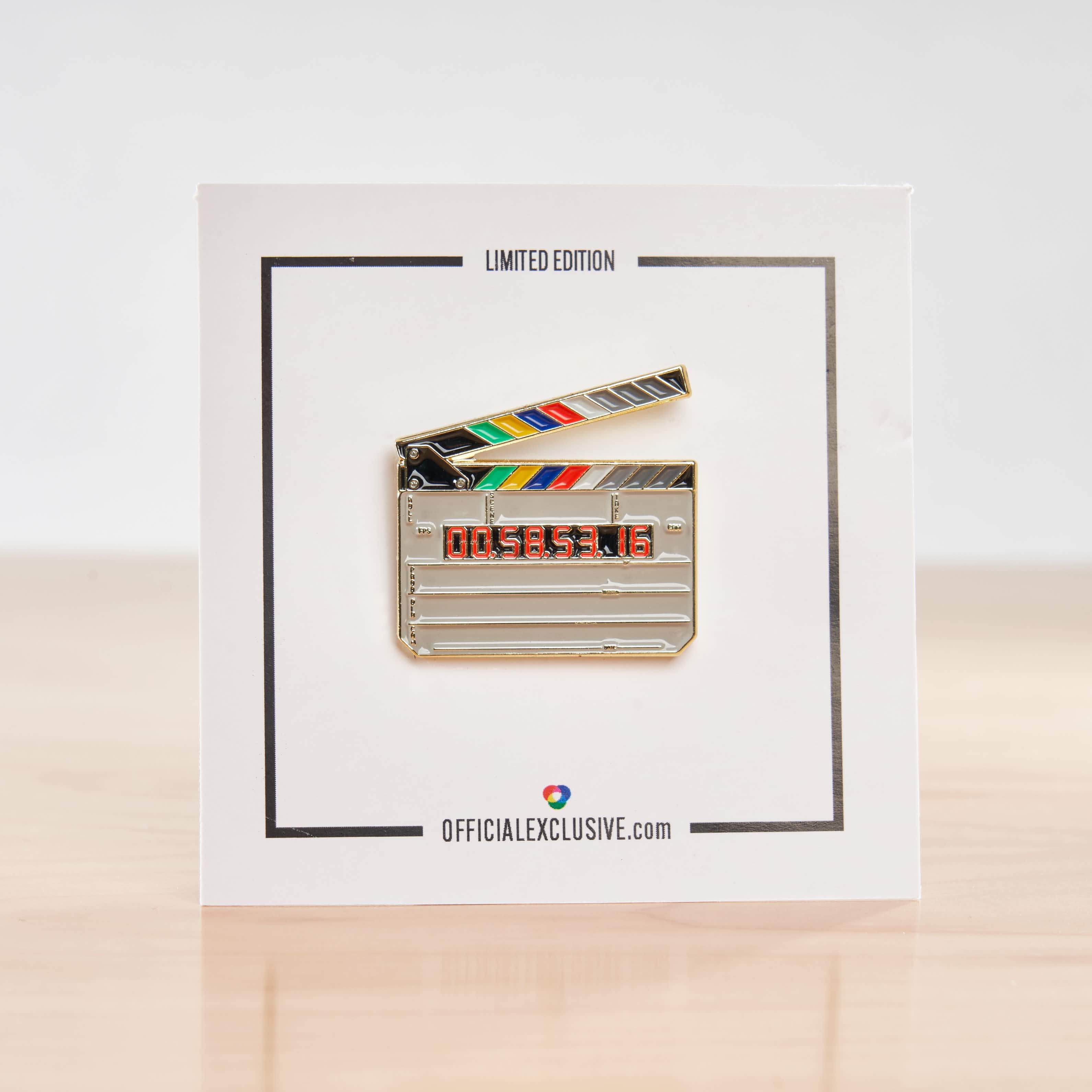 Clapperboard Pin Gold Variant - Image 4