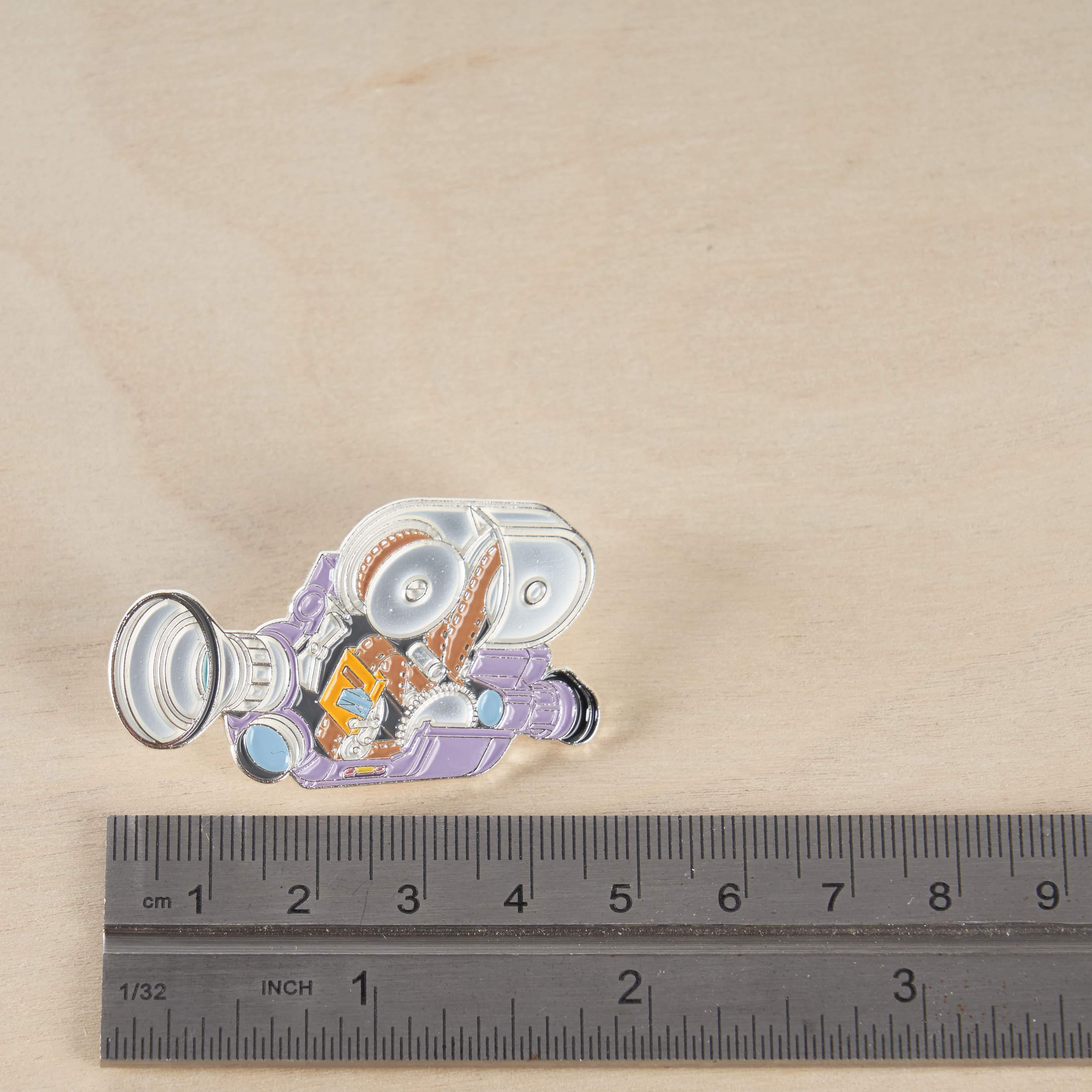 Cross Section Cutaway Cinema Movie Camera Pin - Image 3