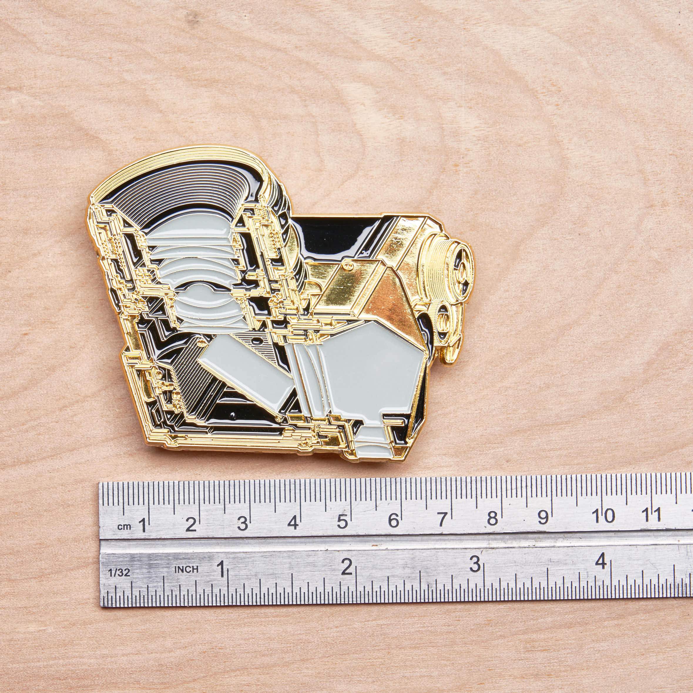 Cross Section of SLR Camera Gold Pin - Image 4