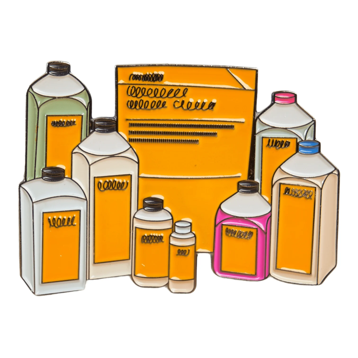 Darkroom Chemical Film Developer Storage Bottles Pin