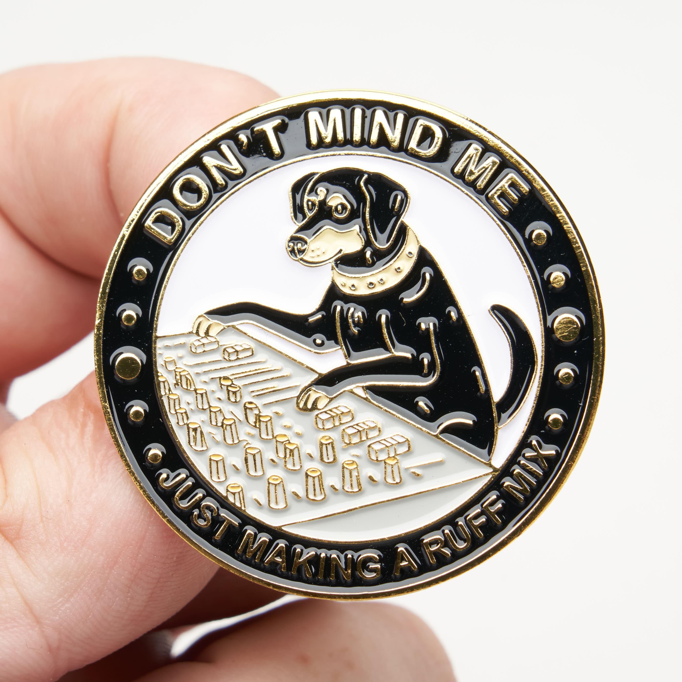 Ruff Mix Dog Pin - Image 2