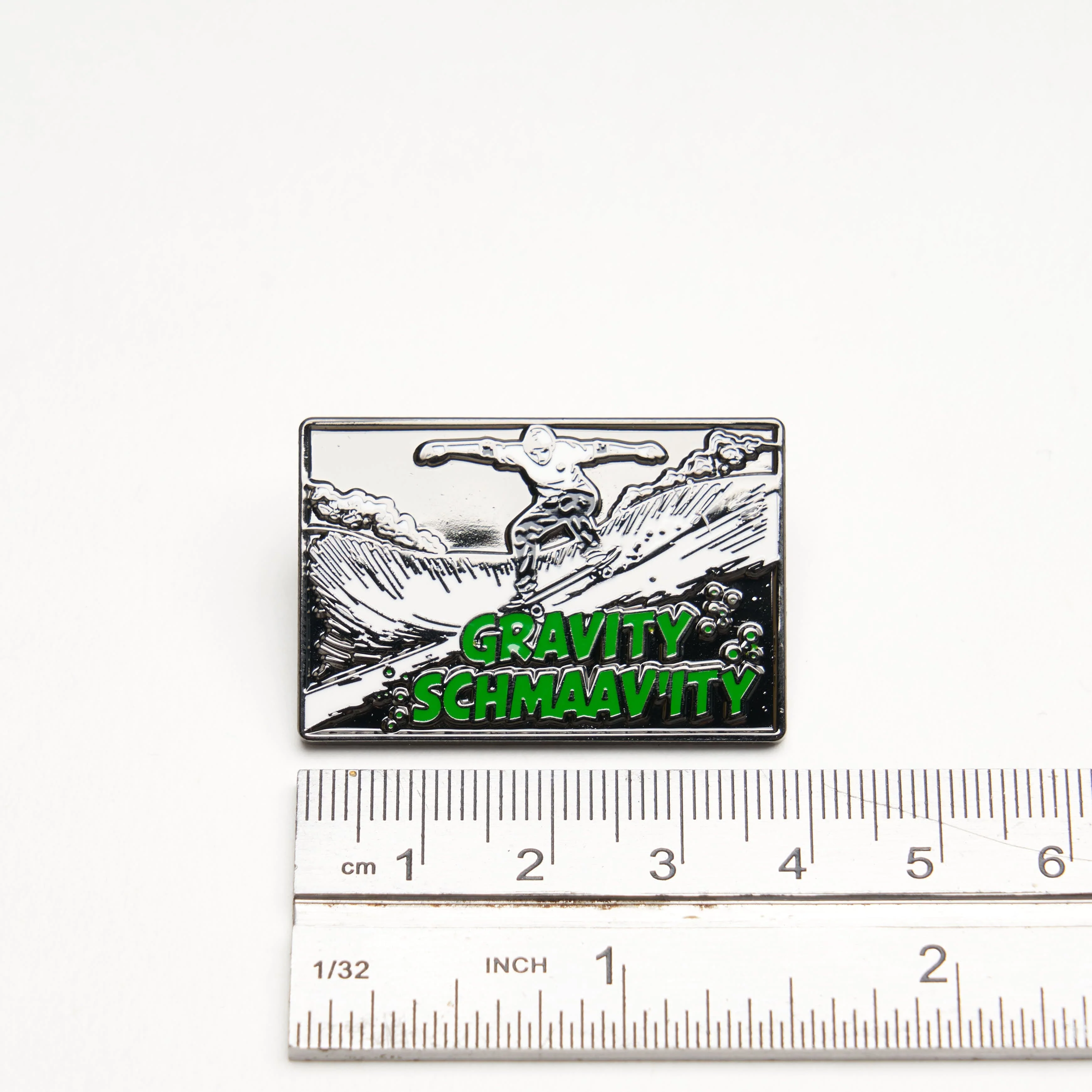 Gravity Schmaavity Skateboard Pin - Image 4