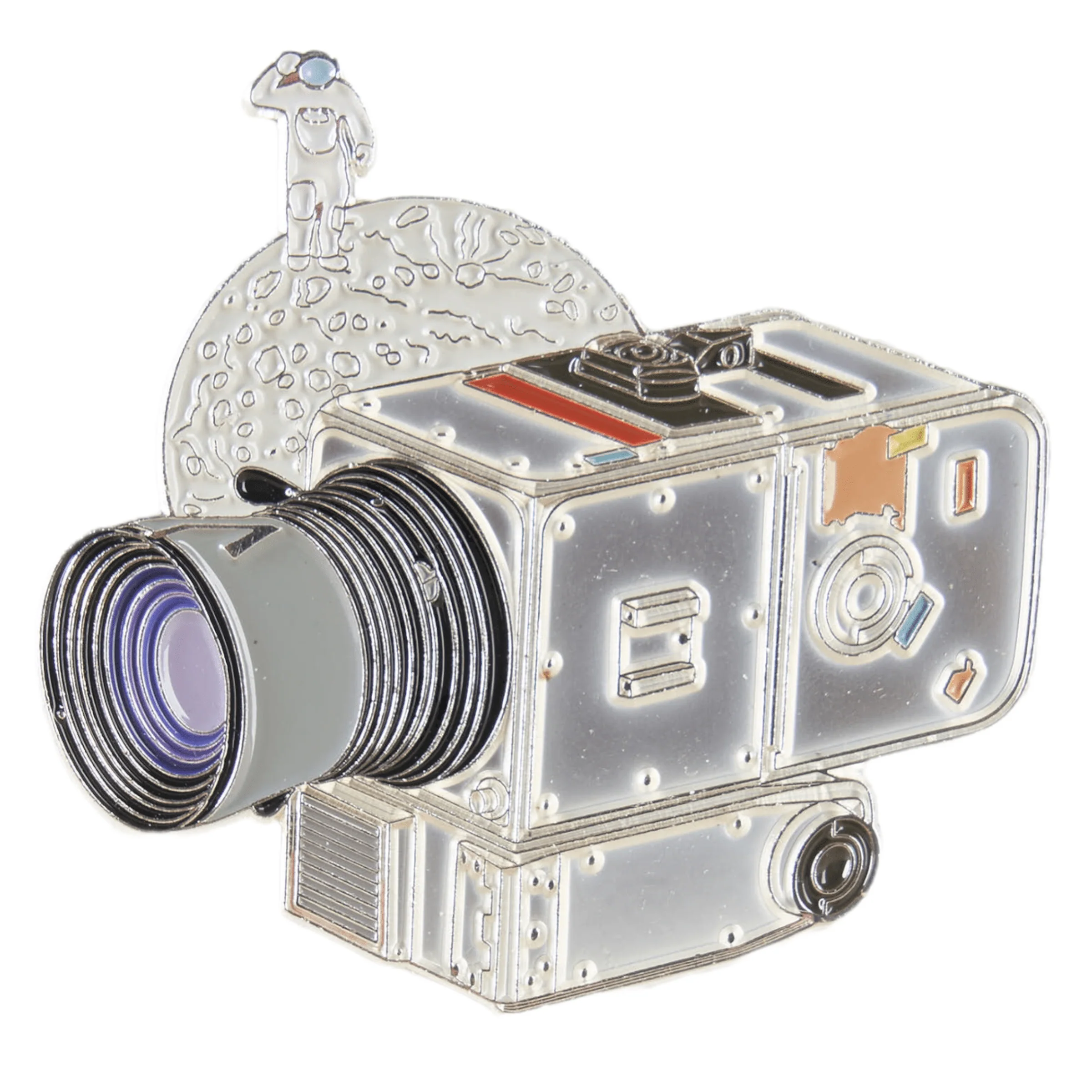 Apollo 11 Mission "Been to the Moon" Medium Format Film Camera Pin