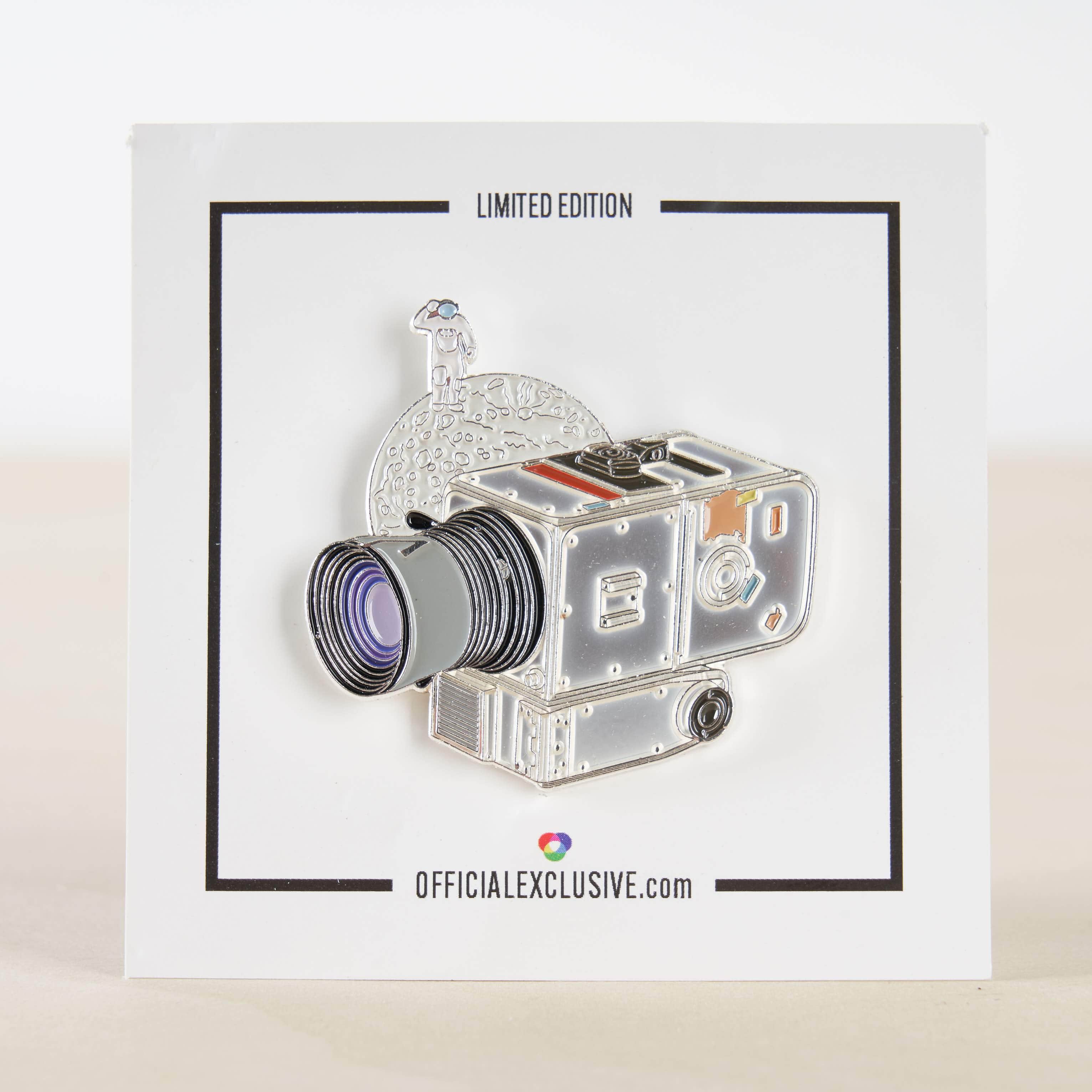 Apollo 11 Mission "Been to the Moon" Medium Format Film Camera Pin - Image 5