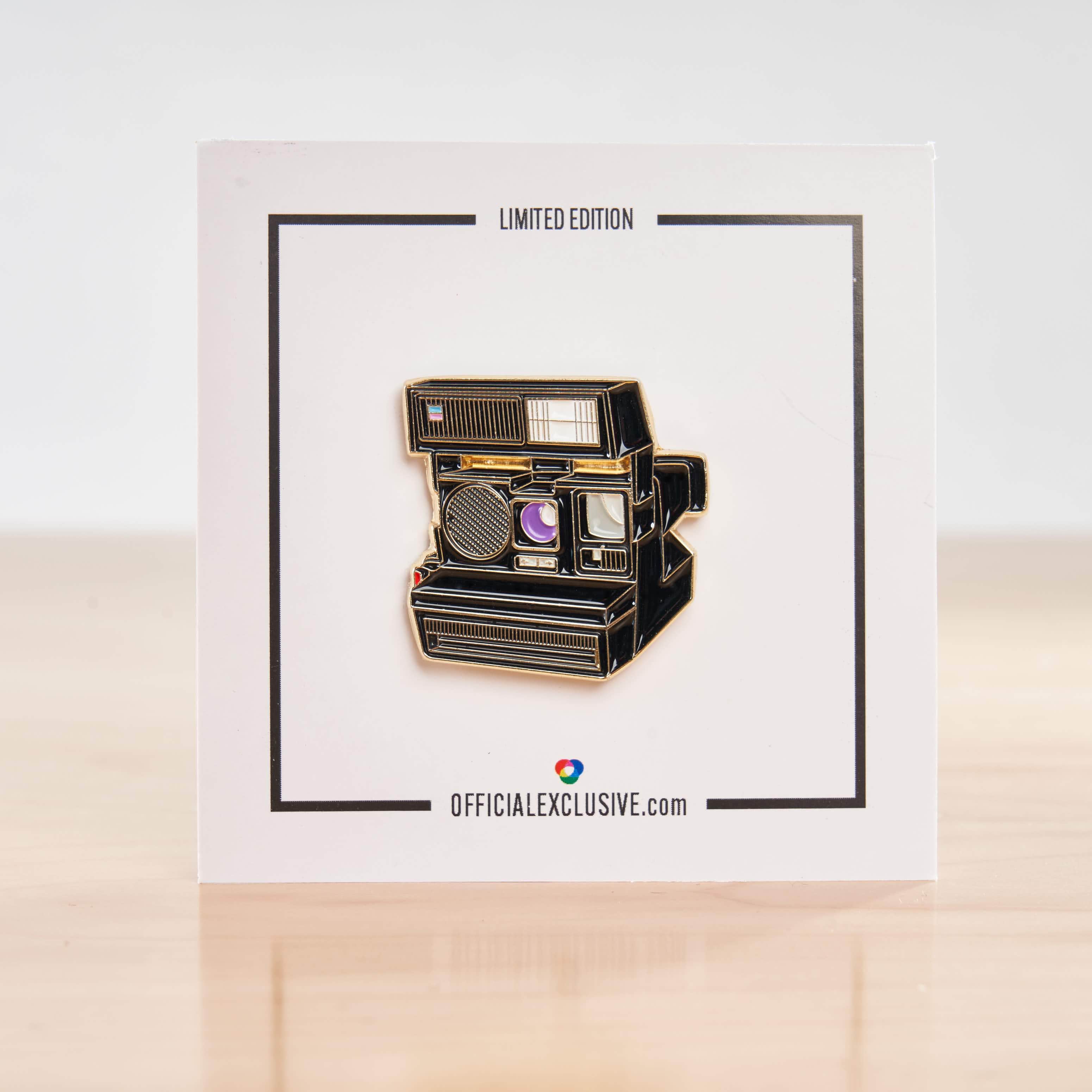 Instant Camera #1 Pin with Purple Lens - Image 3