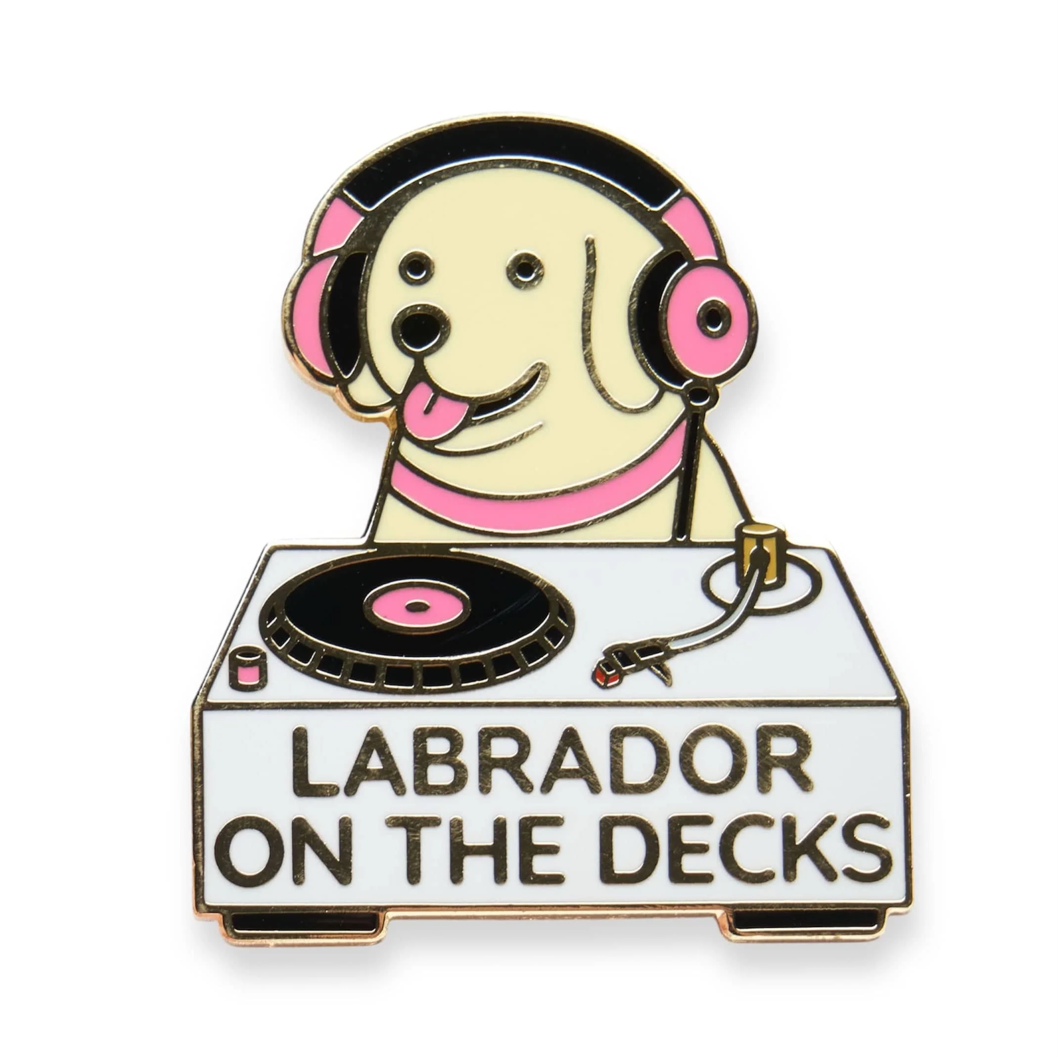 Labrador on the Decks Dog Pin