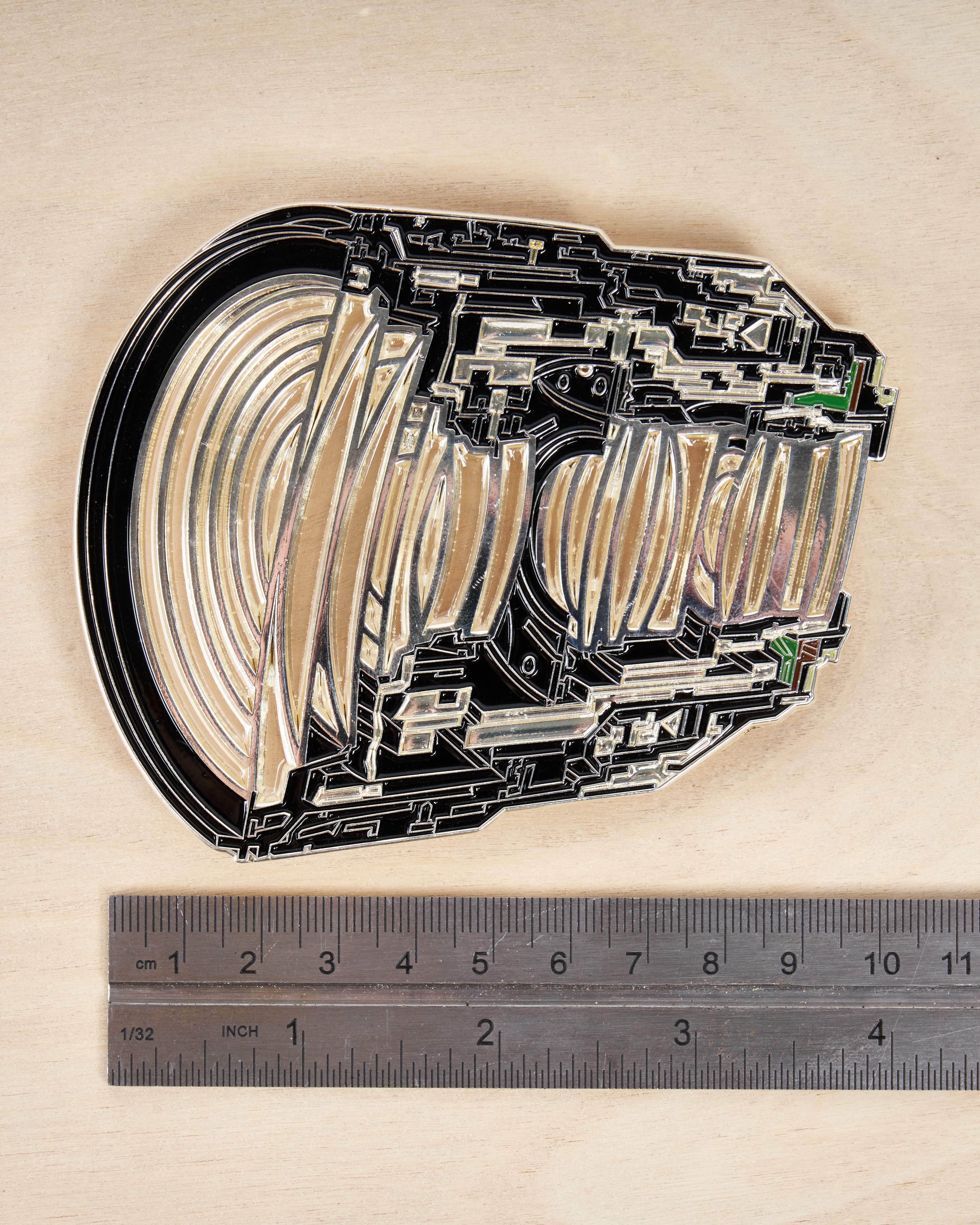 Lens Cross Section Pin with Transparent Lens - Image 4