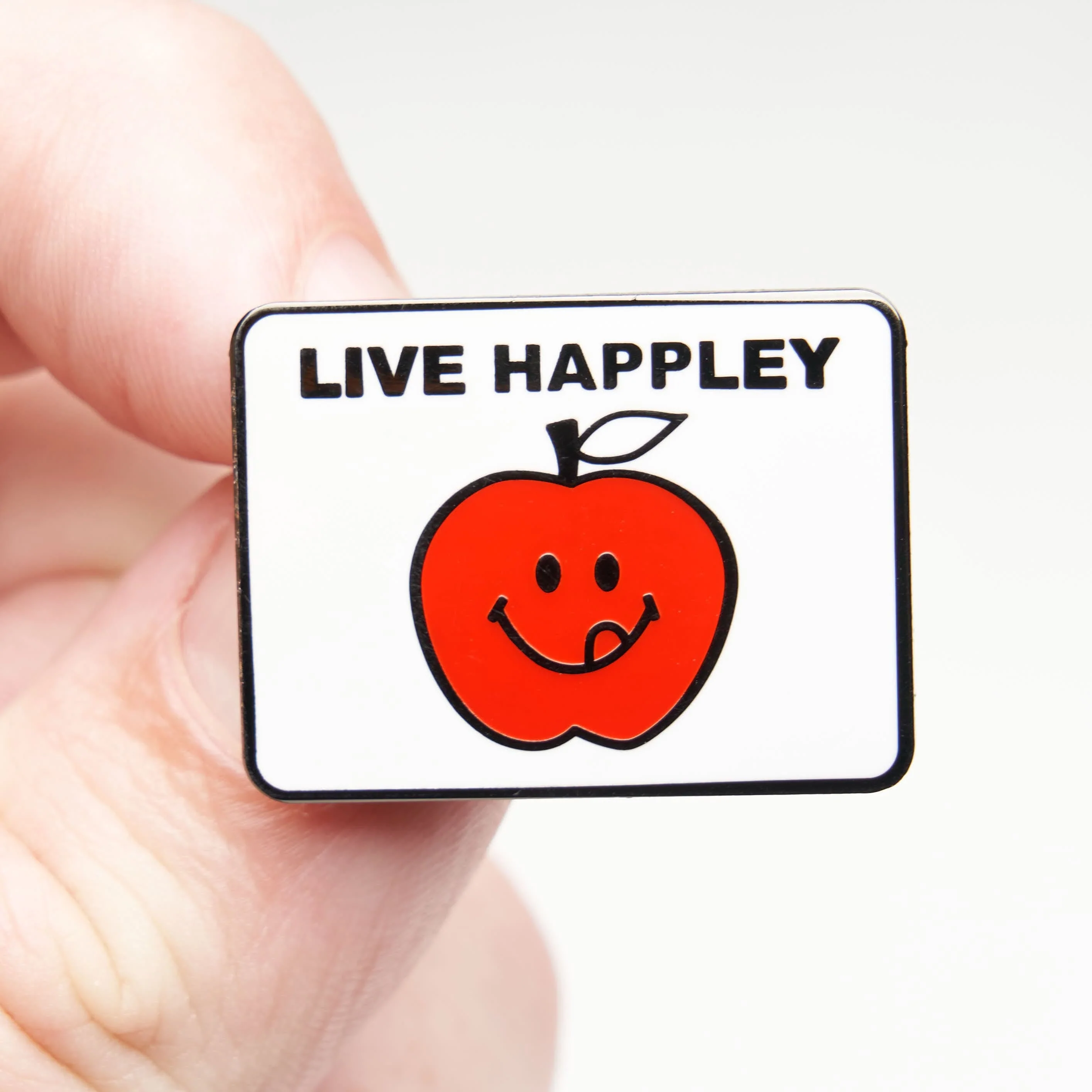 LIVE HAPPLEY Apple Pin - Image 2