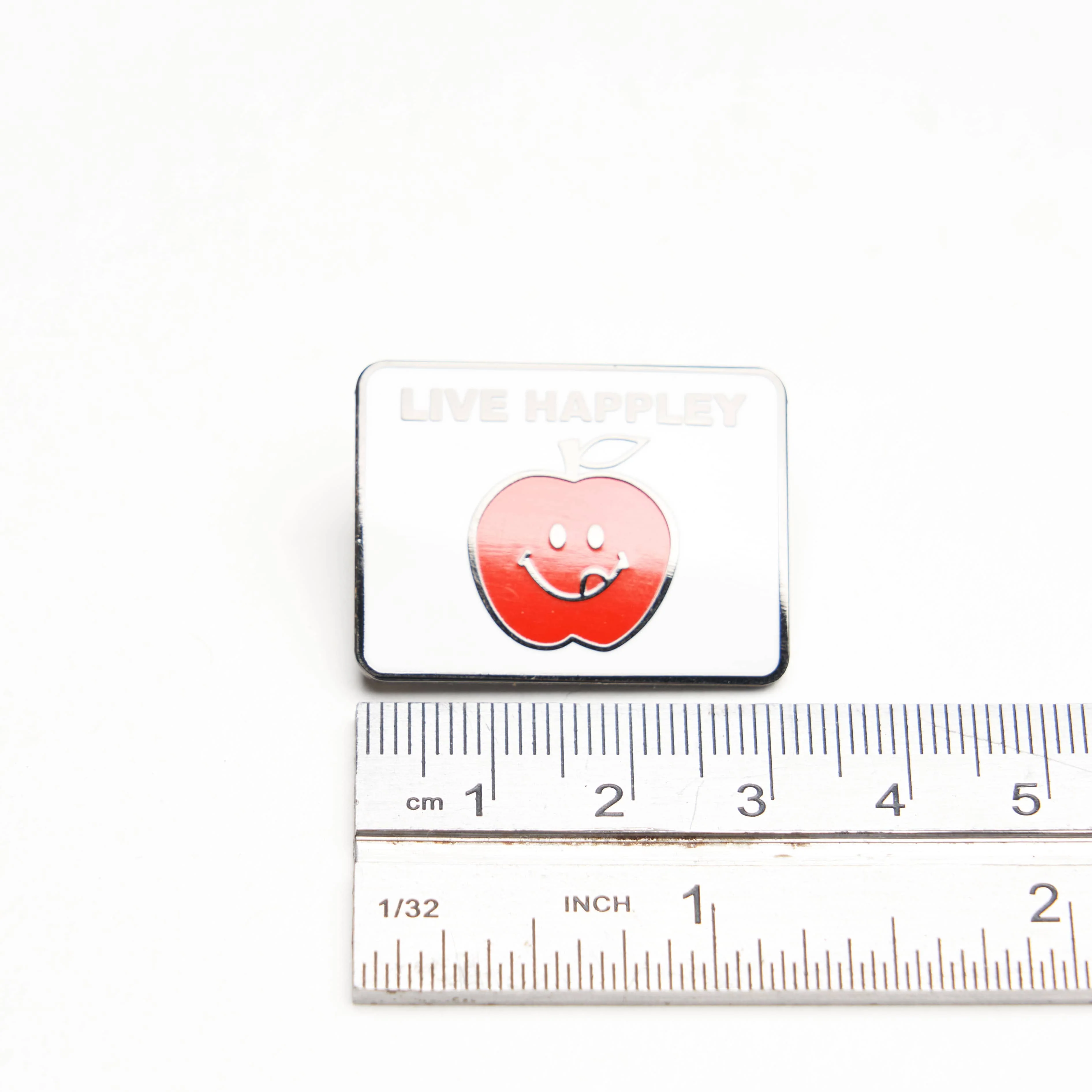 LIVE HAPPLEY Apple Pin - Image 4
