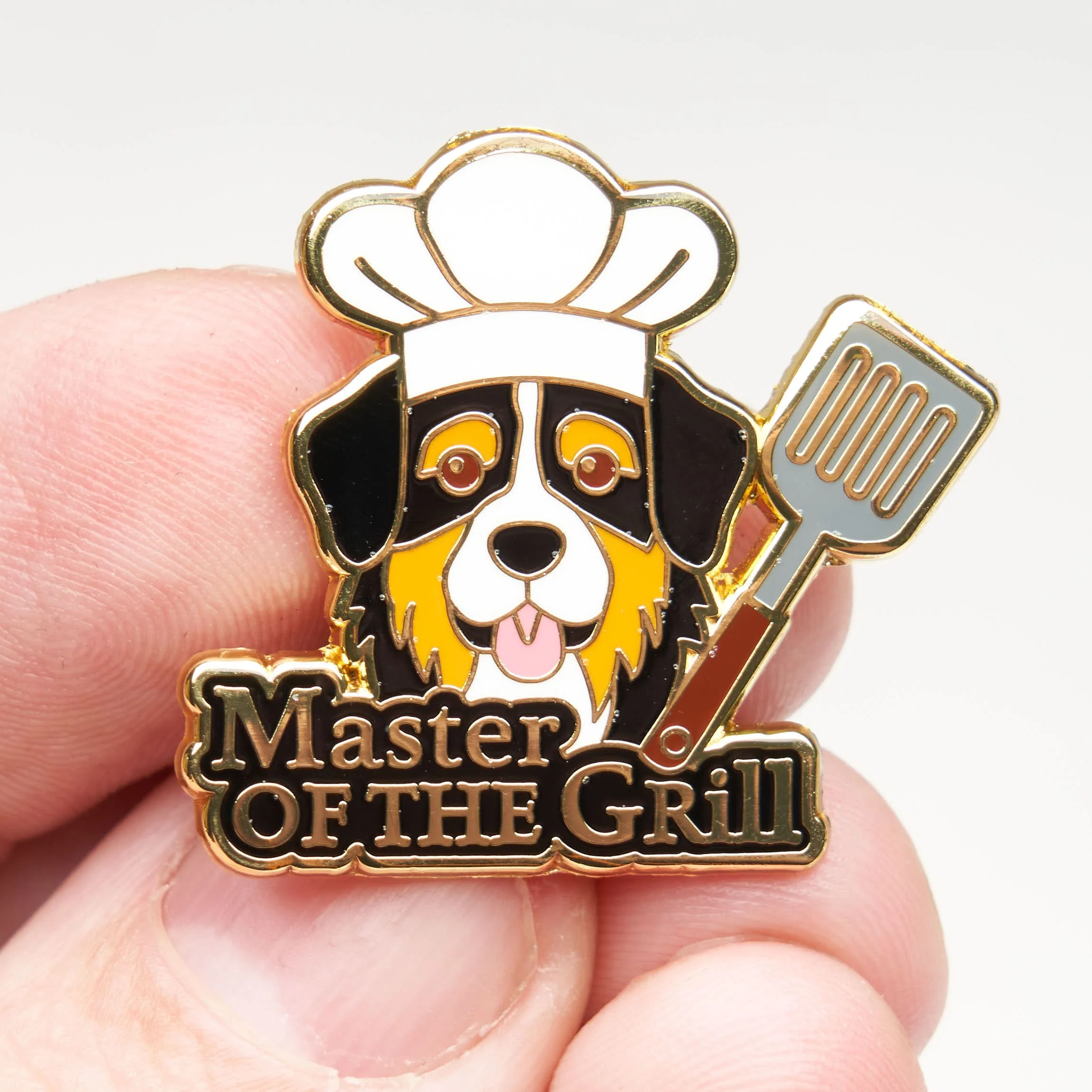 Master of the Grill Dog Pin - Image 2