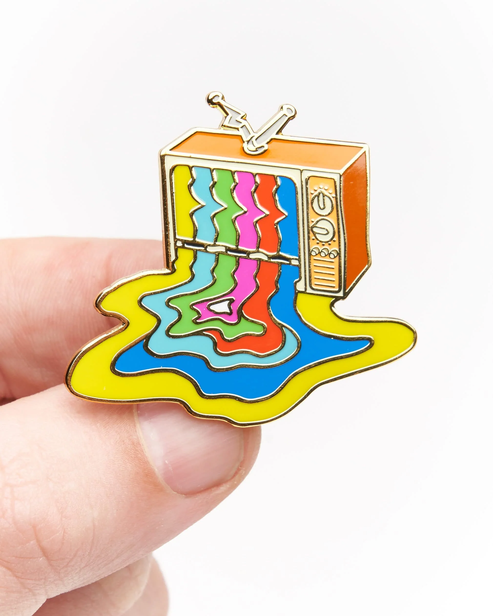 Melting Screen TV Pin