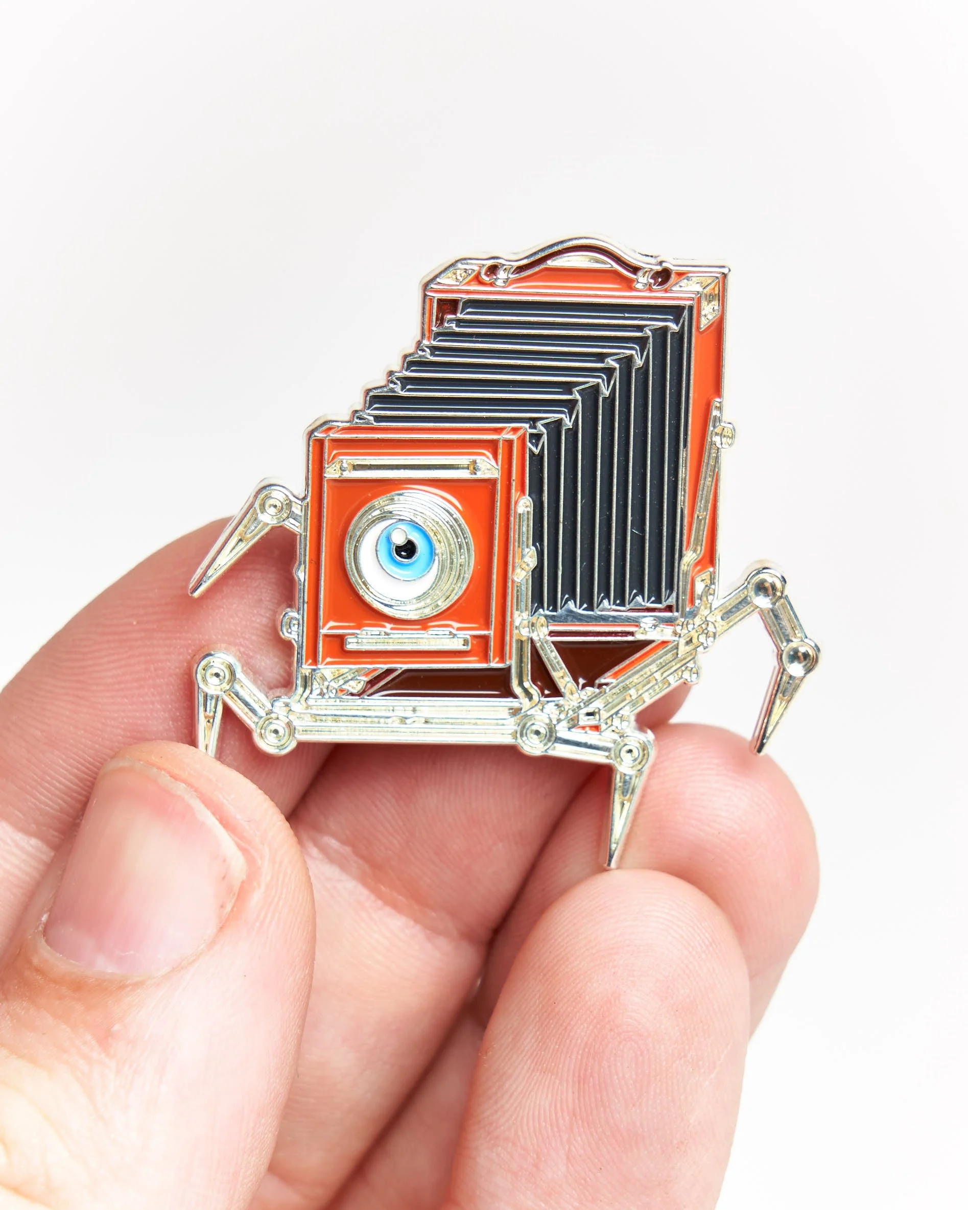 Metal Monster Large Format Film Camera Pin - Image 2