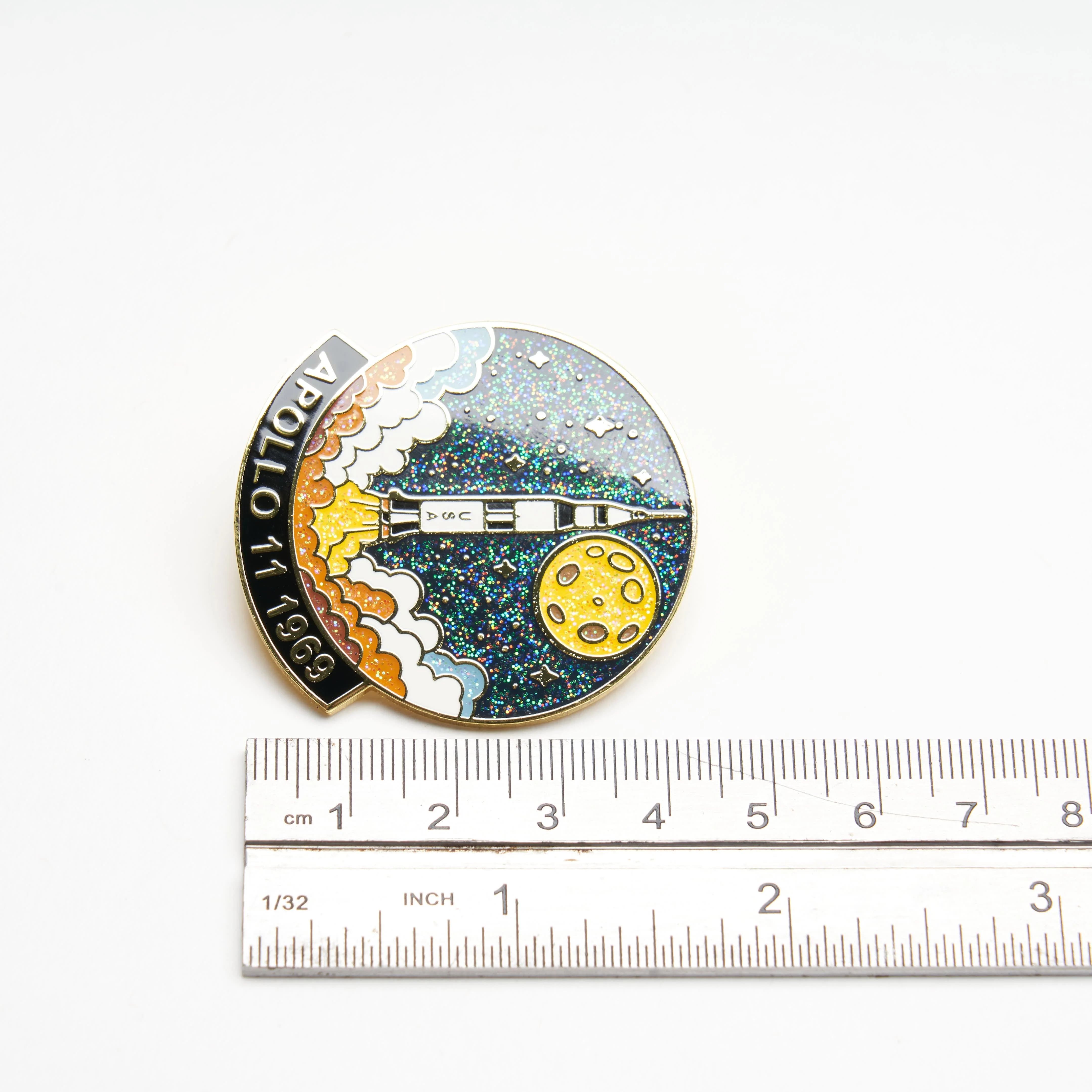 Apollo 11 Lunar Mission Rocket Launch Pin - Image 5