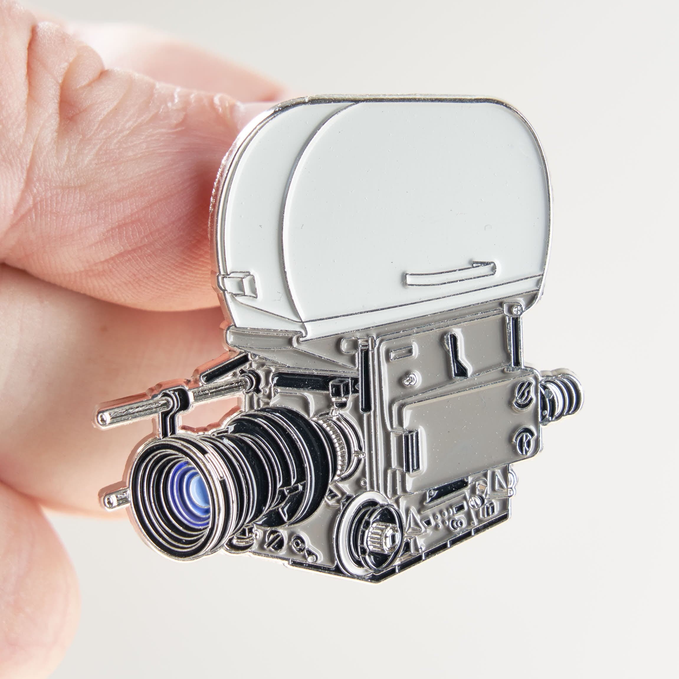 Super Motion Picture Camera Enamel Pin - Image 2