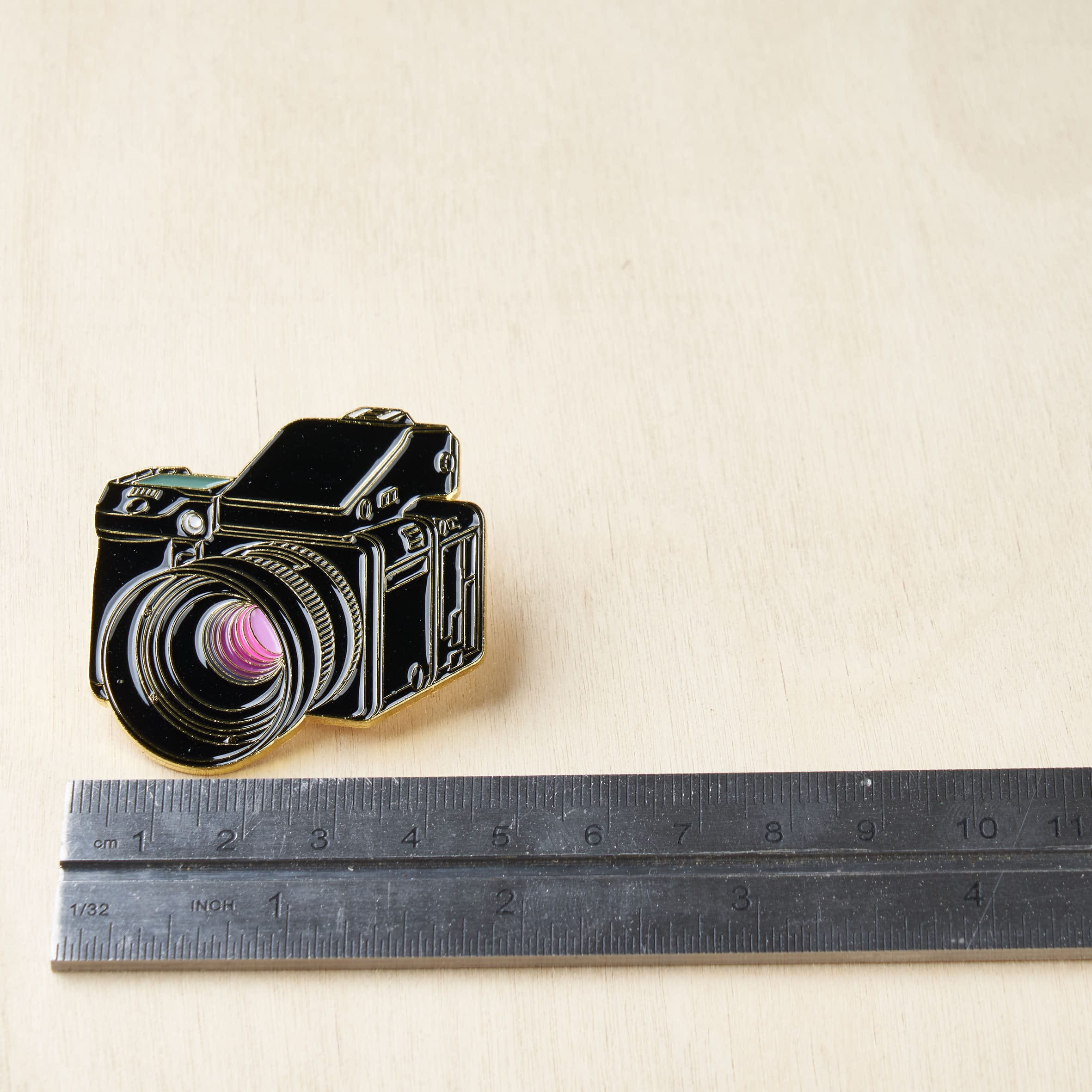 Digital Medium Format Removable Back Camera Enamel Pin - Image 4