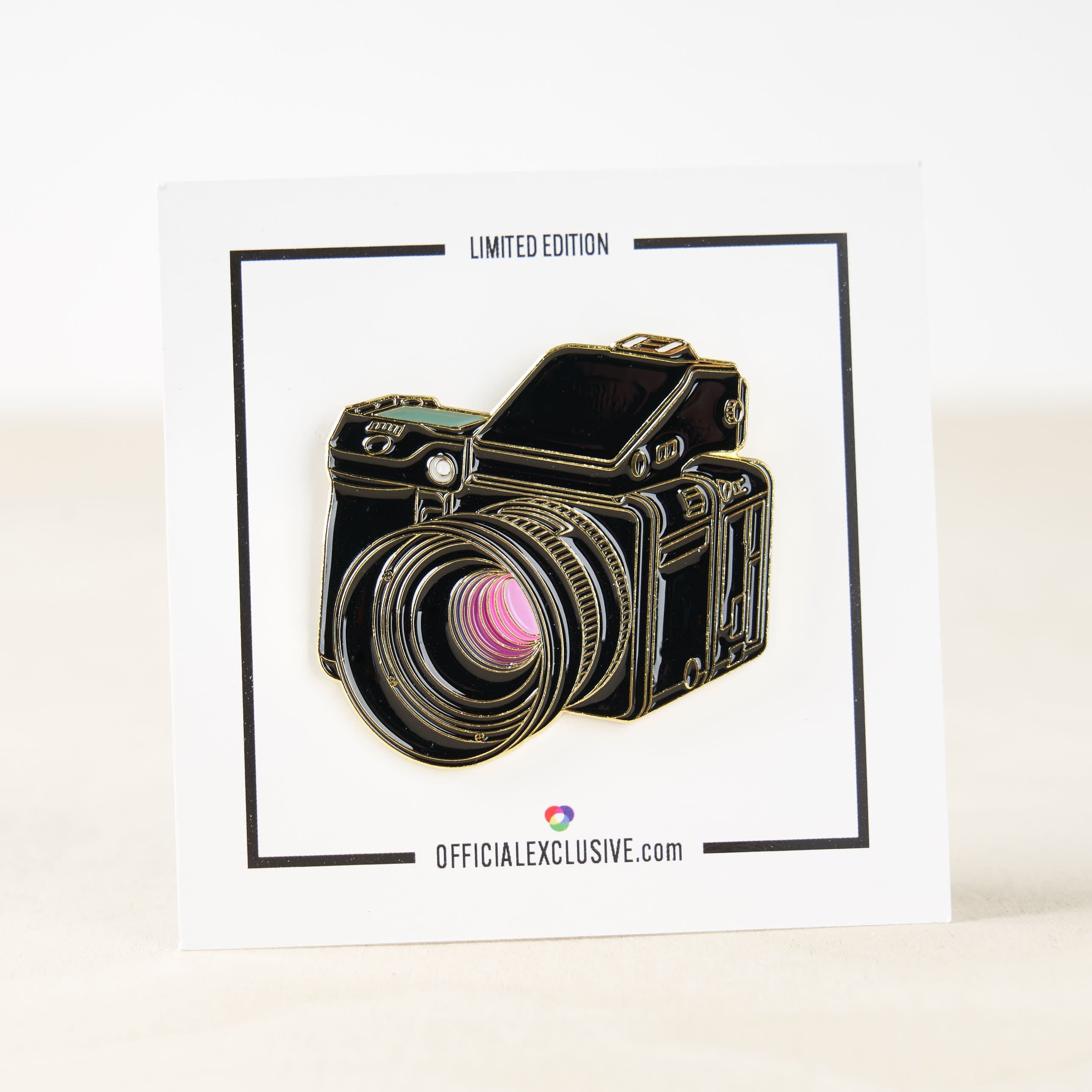 Digital Medium Format Removable Back Camera Enamel Pin - Image 5