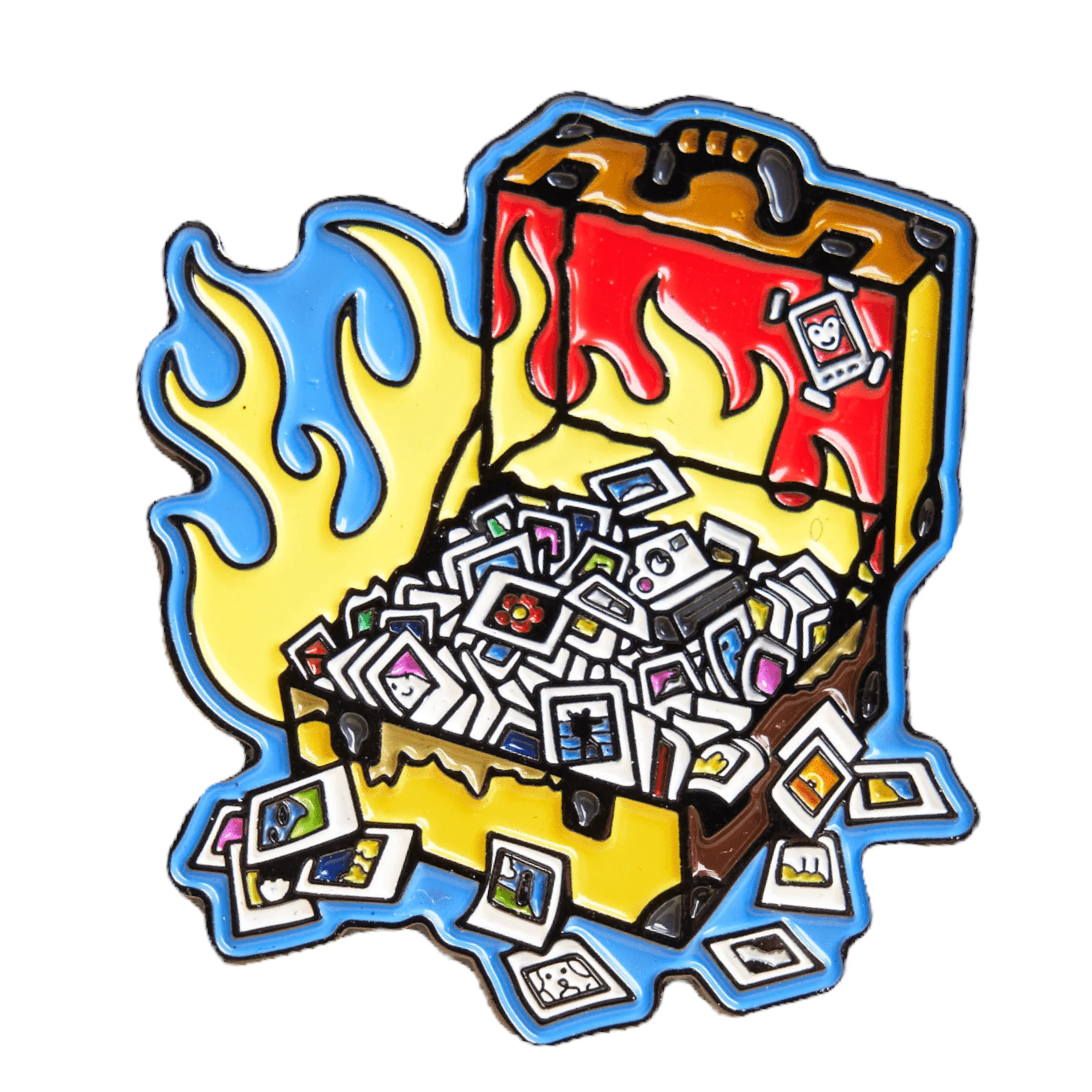 Flaming Photo Suitcase - Image 2