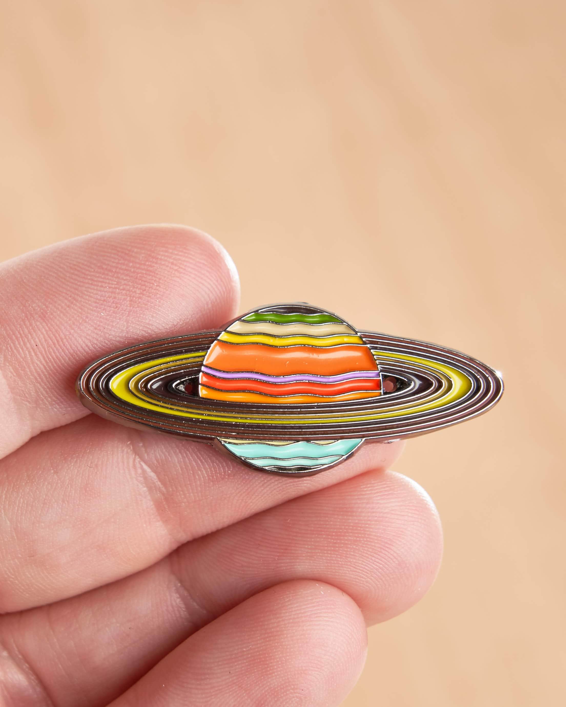 Saturn Planet Pin