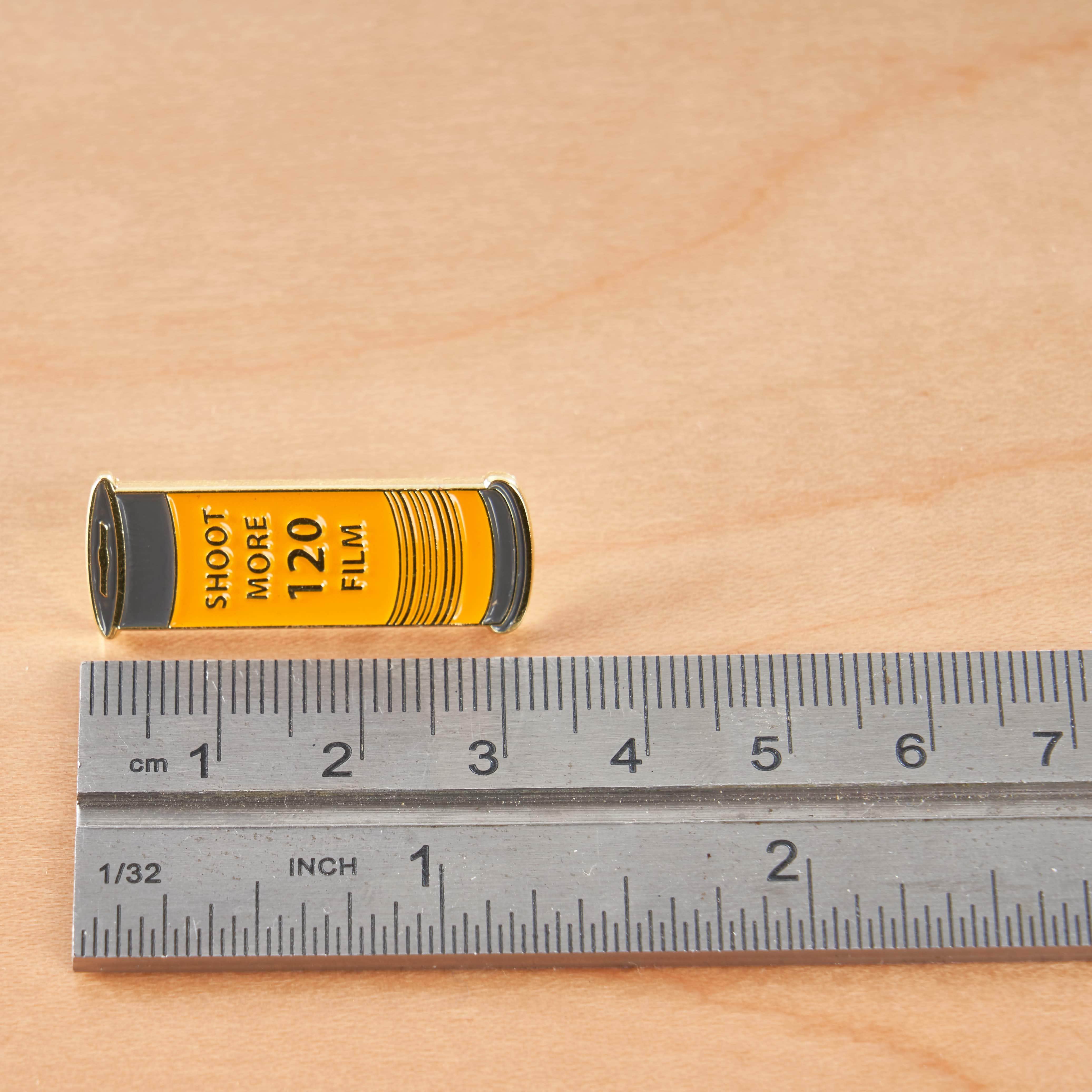 Shoot More 120 Gold Film Pin - Image 3