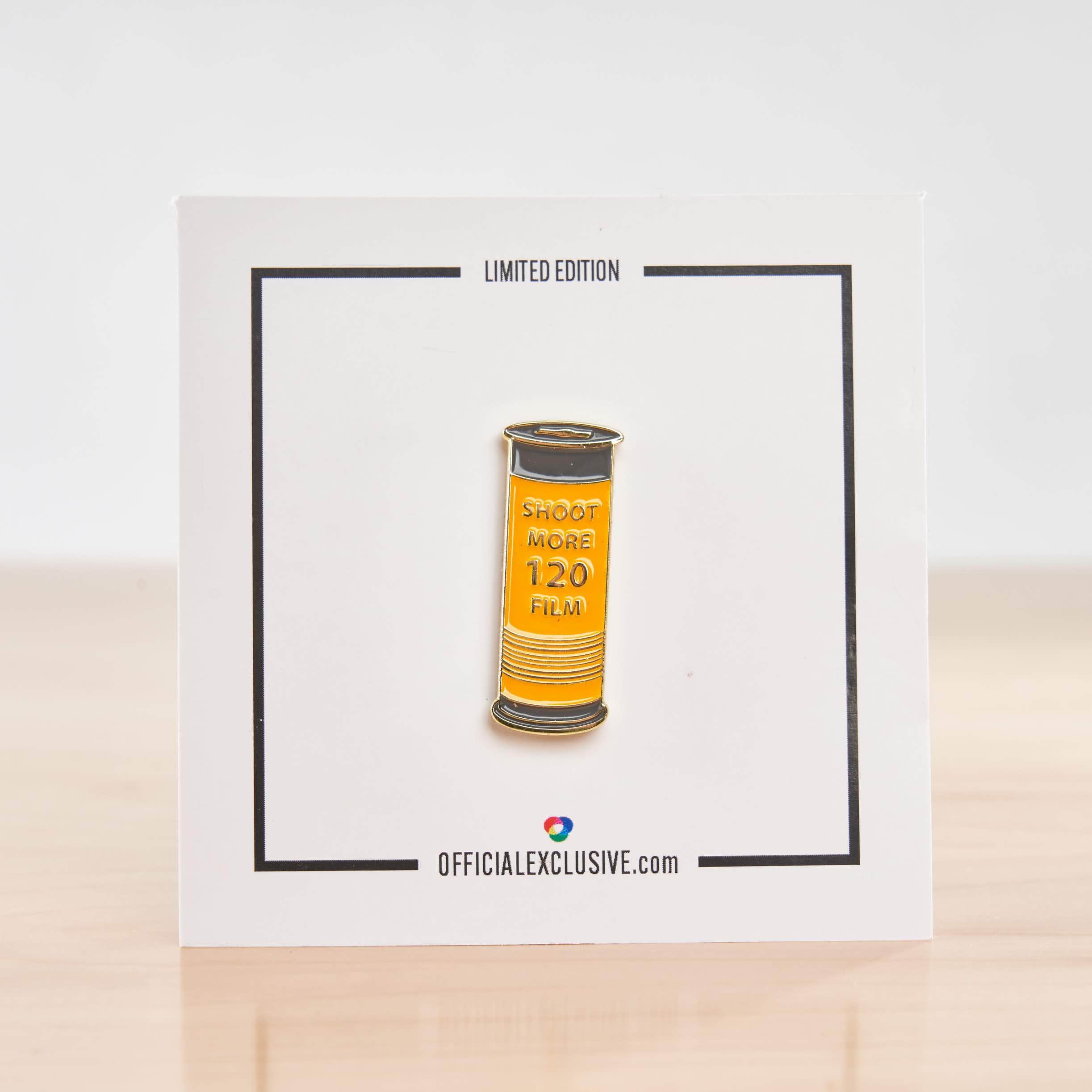 Shoot More 120 Gold Film Pin - Image 4
