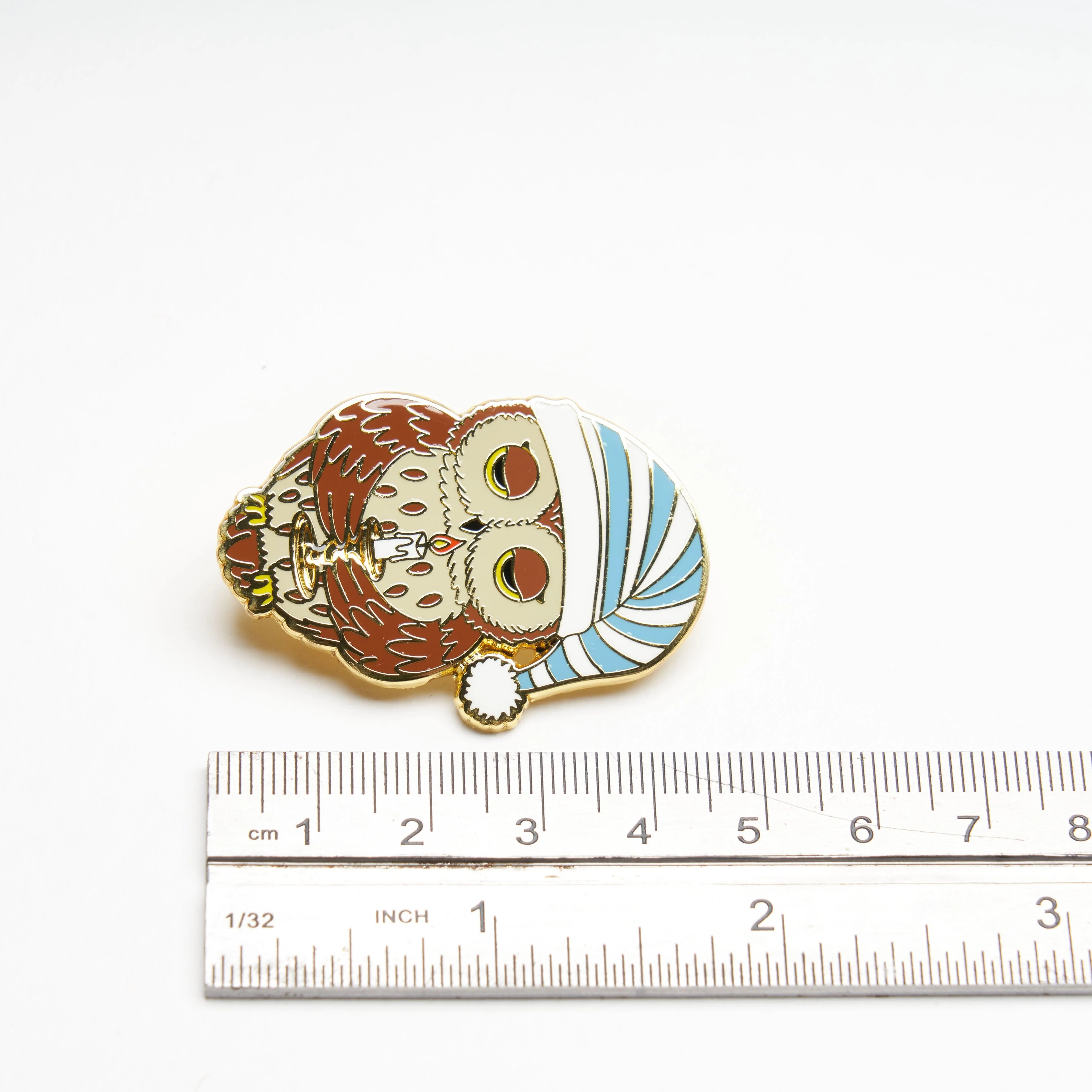 Sleepy Owl Pin - Image 4