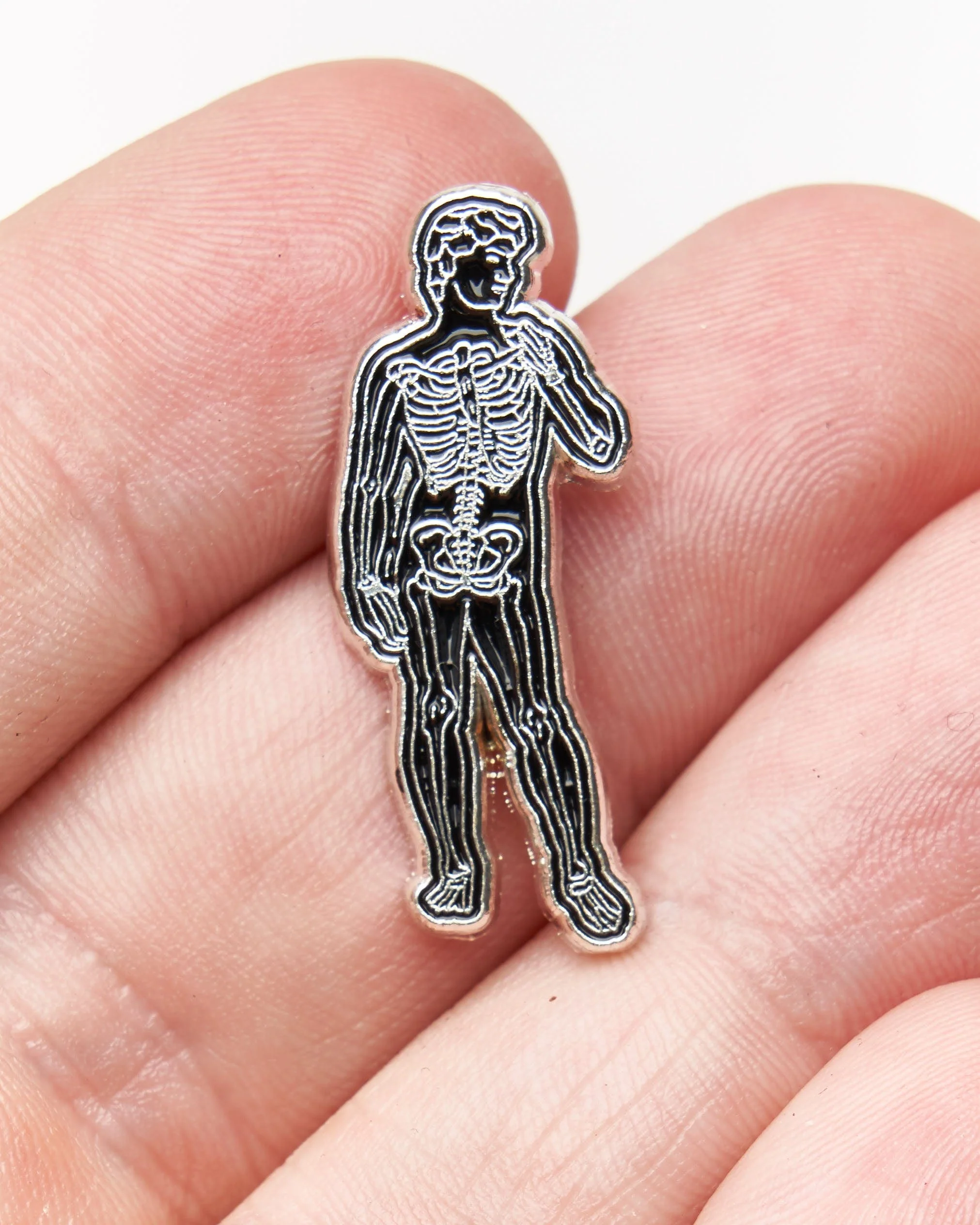 David Sculpture Skeleton Pin - Image 2
