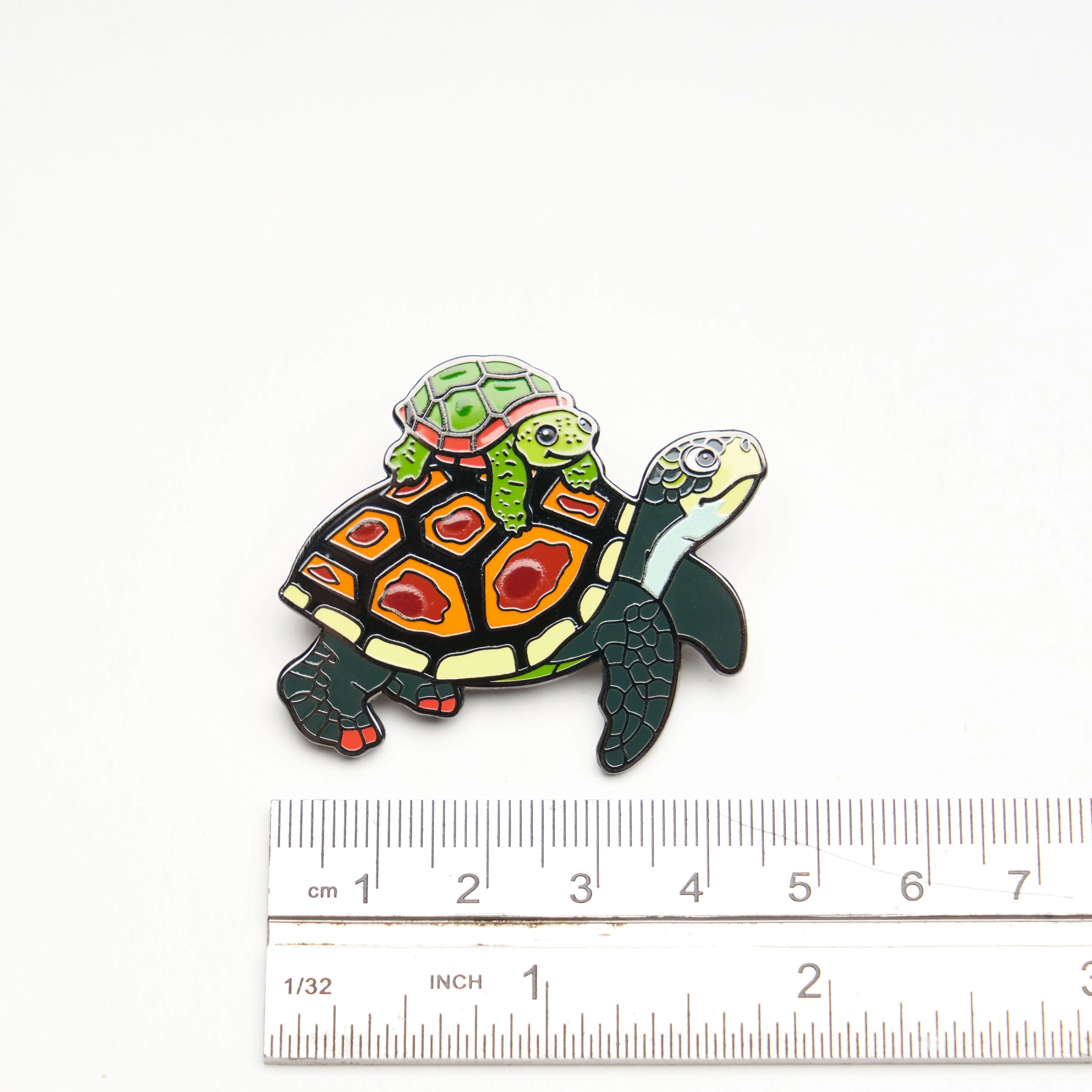 Turtle Family Pin - Image 4