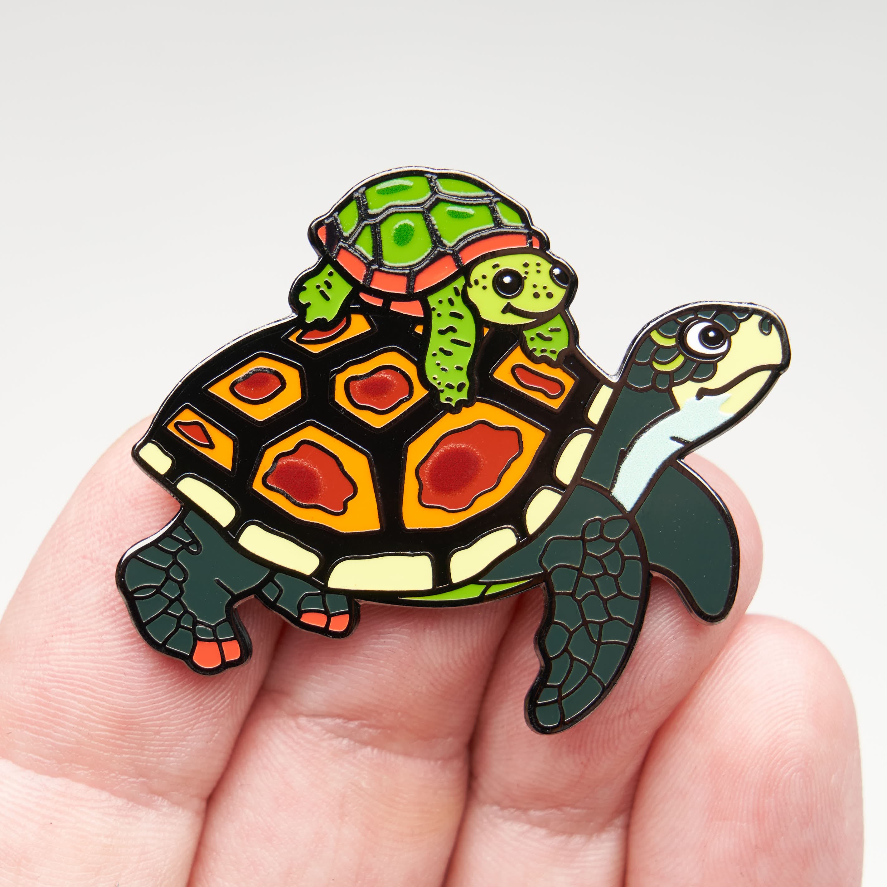 Turtle Family Pin - Image 5